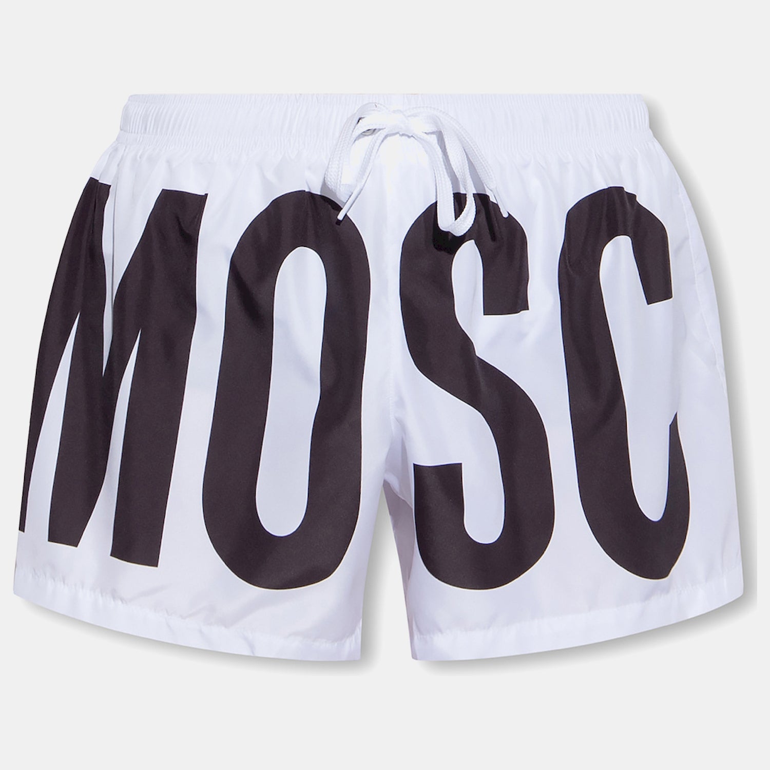 Moschino Calcao De Banho Swim Shorts A4286 9308 Whi Black Branco Preto_shot1