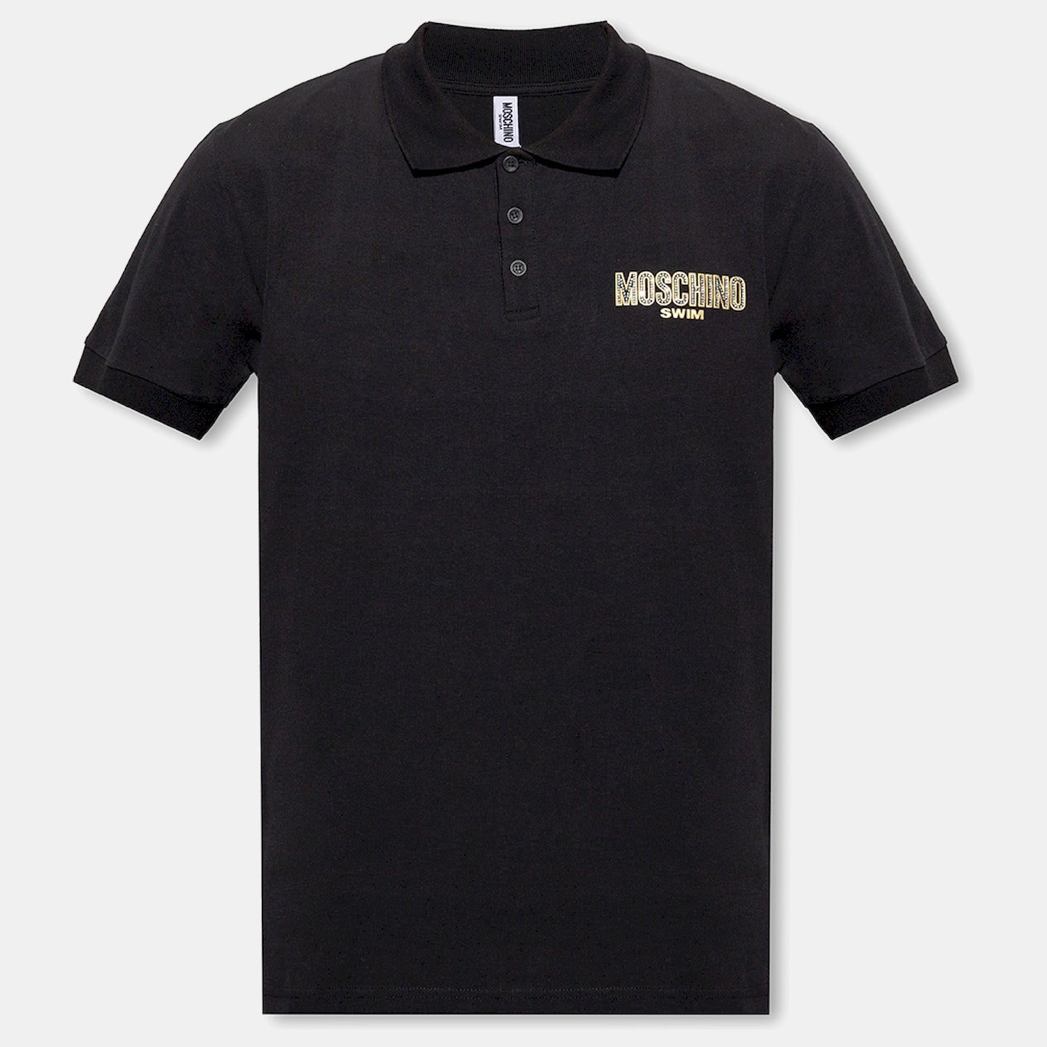 Moschino Polo A1608 9411 Black Preto_shot1