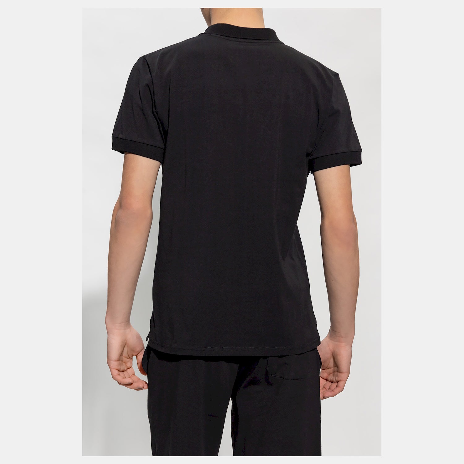 Moschino Polo A1608 9411 Black Preto_shot3