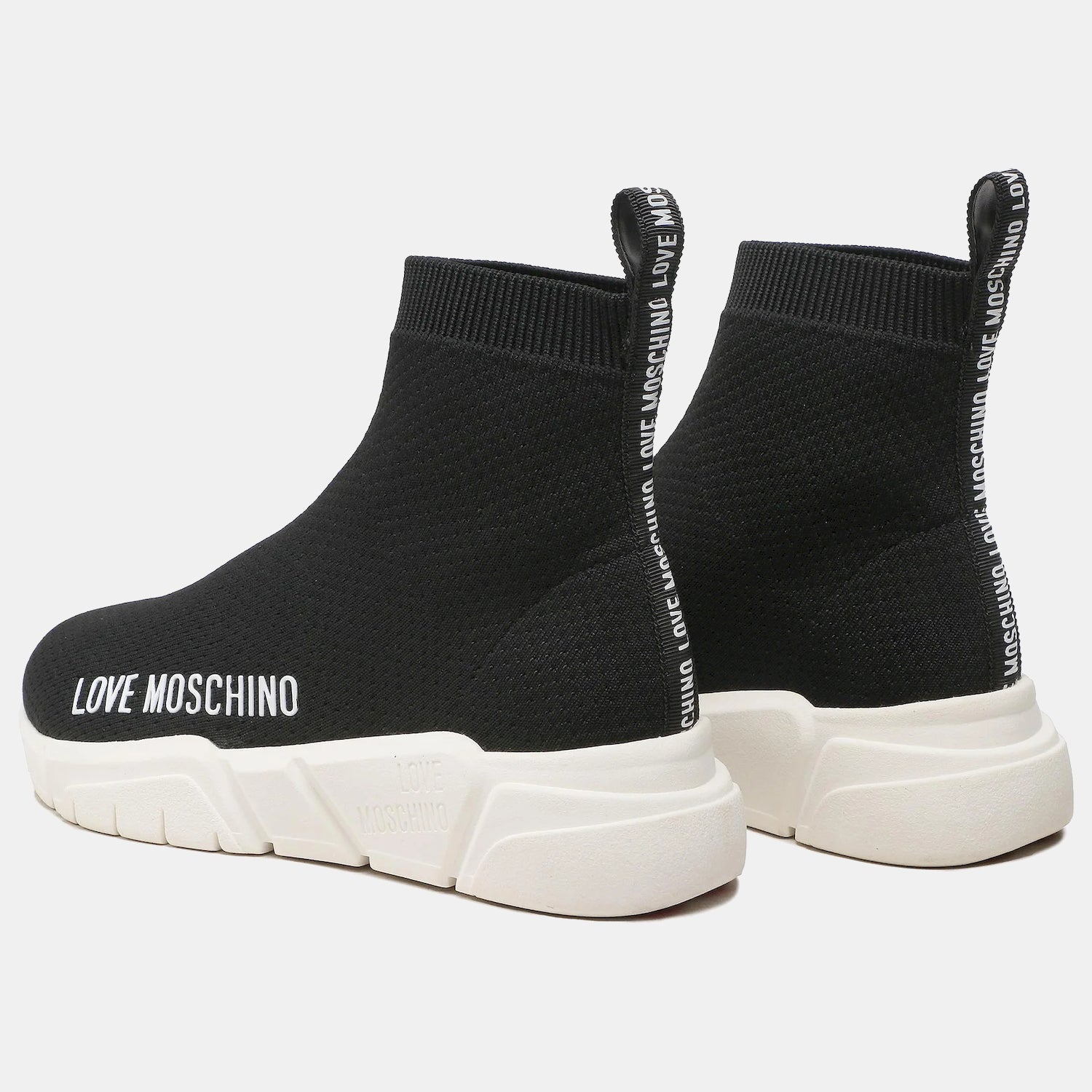 Moschino Sapatilhas Bota Sneakers Boots Ja15343g Black Preto_shot2