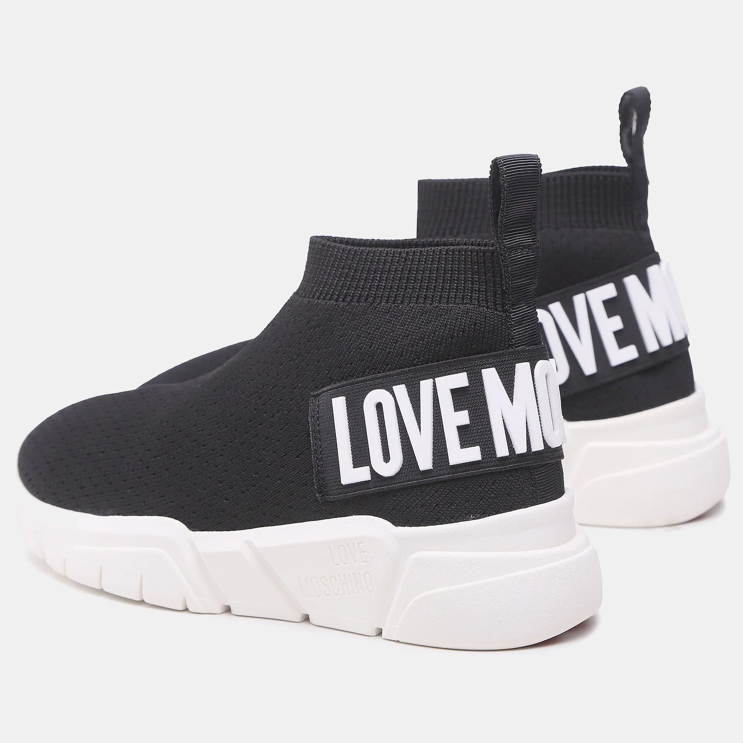Moschino Sapatilhas Bota Sneakers Boots Ja15483 Black Preto_shot2