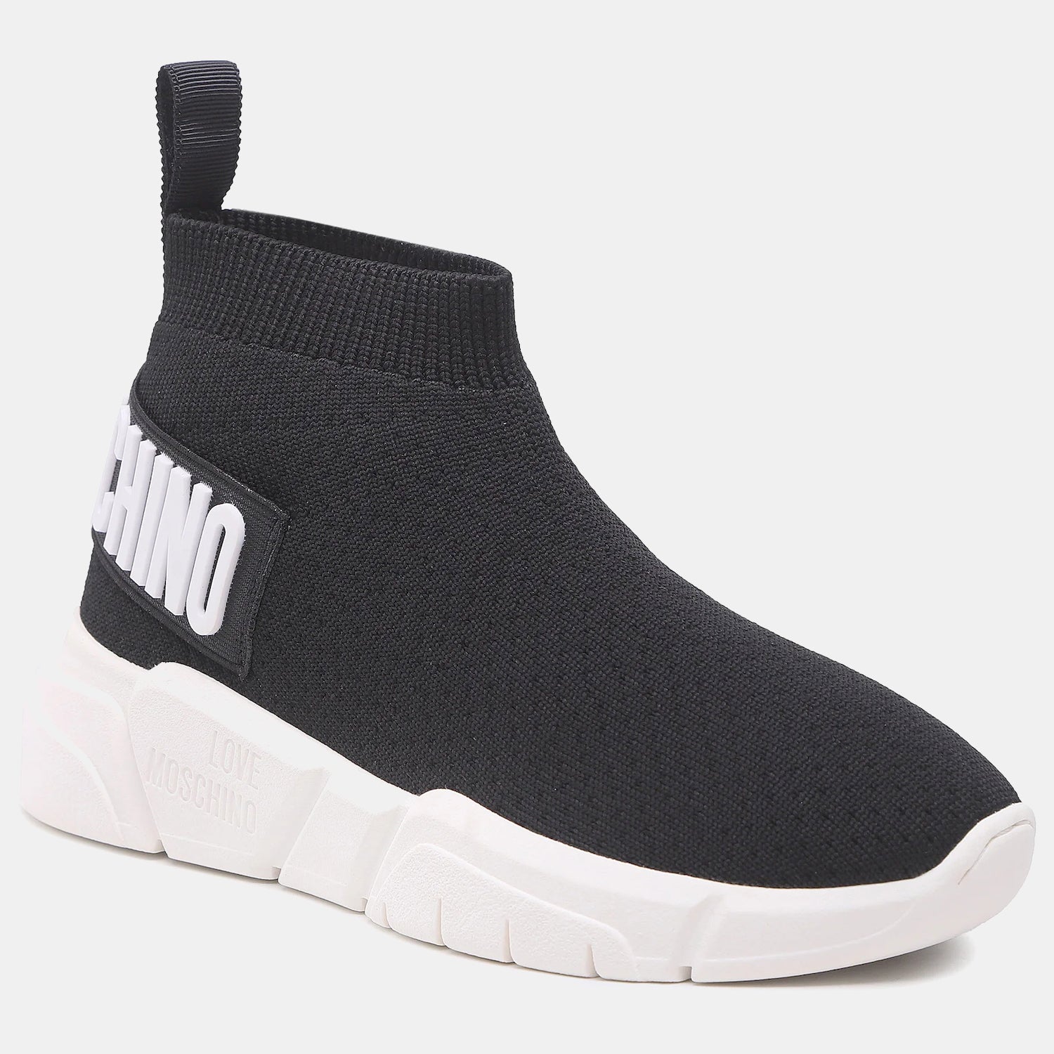 Moschino Sapatilhas Bota Sneakers Boots Ja15483 Black Preto_shot5
