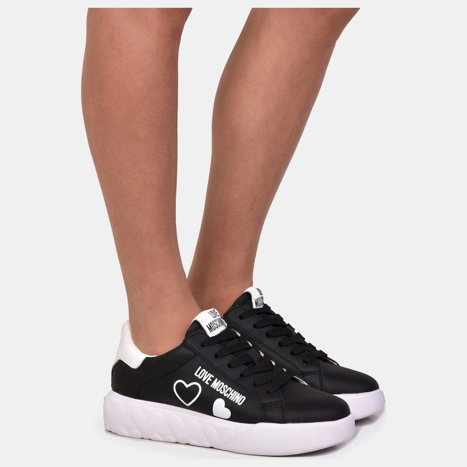 Moschino Sapatilhas Sneakers Shoes Ja15904 Black Preto_shot1
