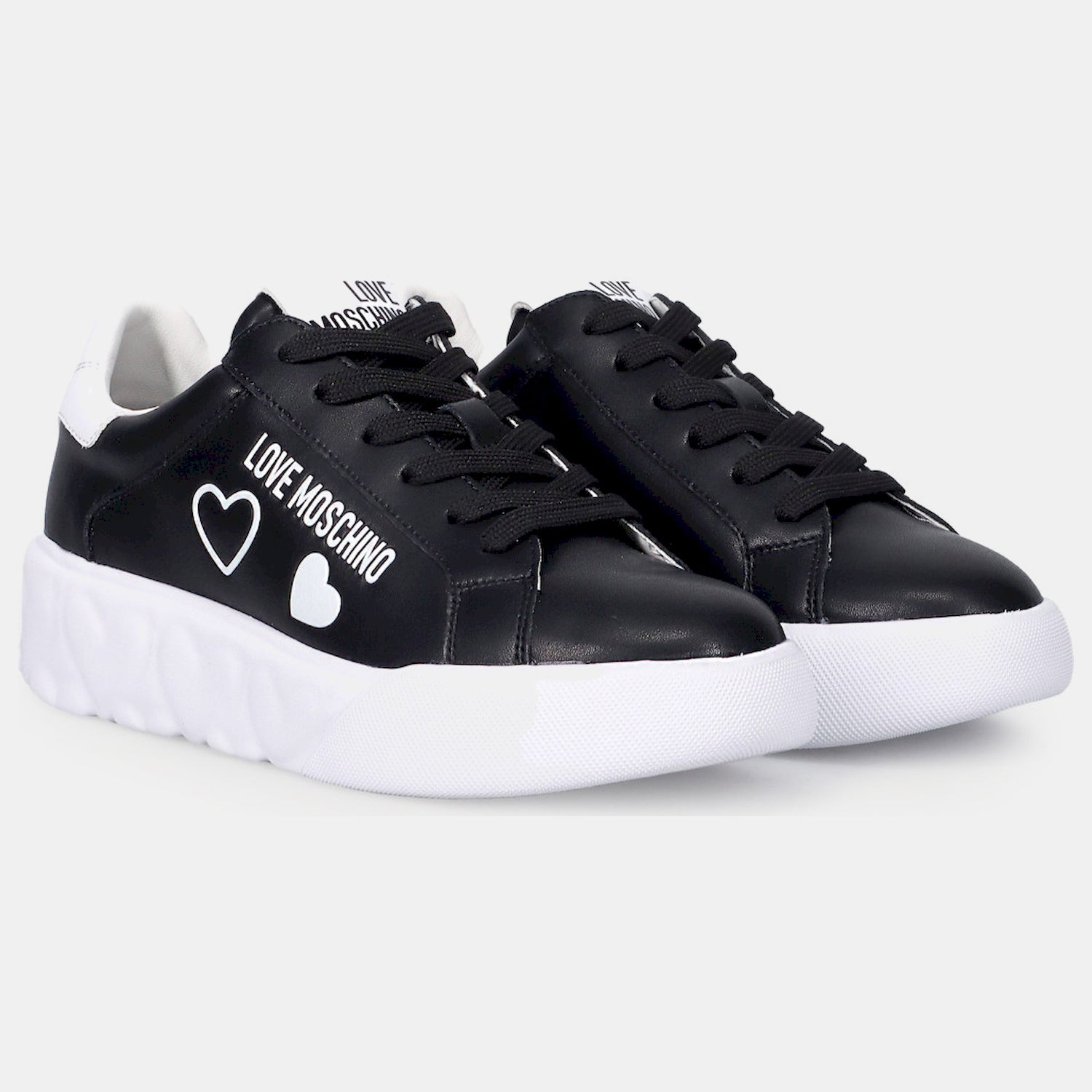 Moschino Sapatilhas Sneakers Shoes Ja15904 Black Preto_shot2
