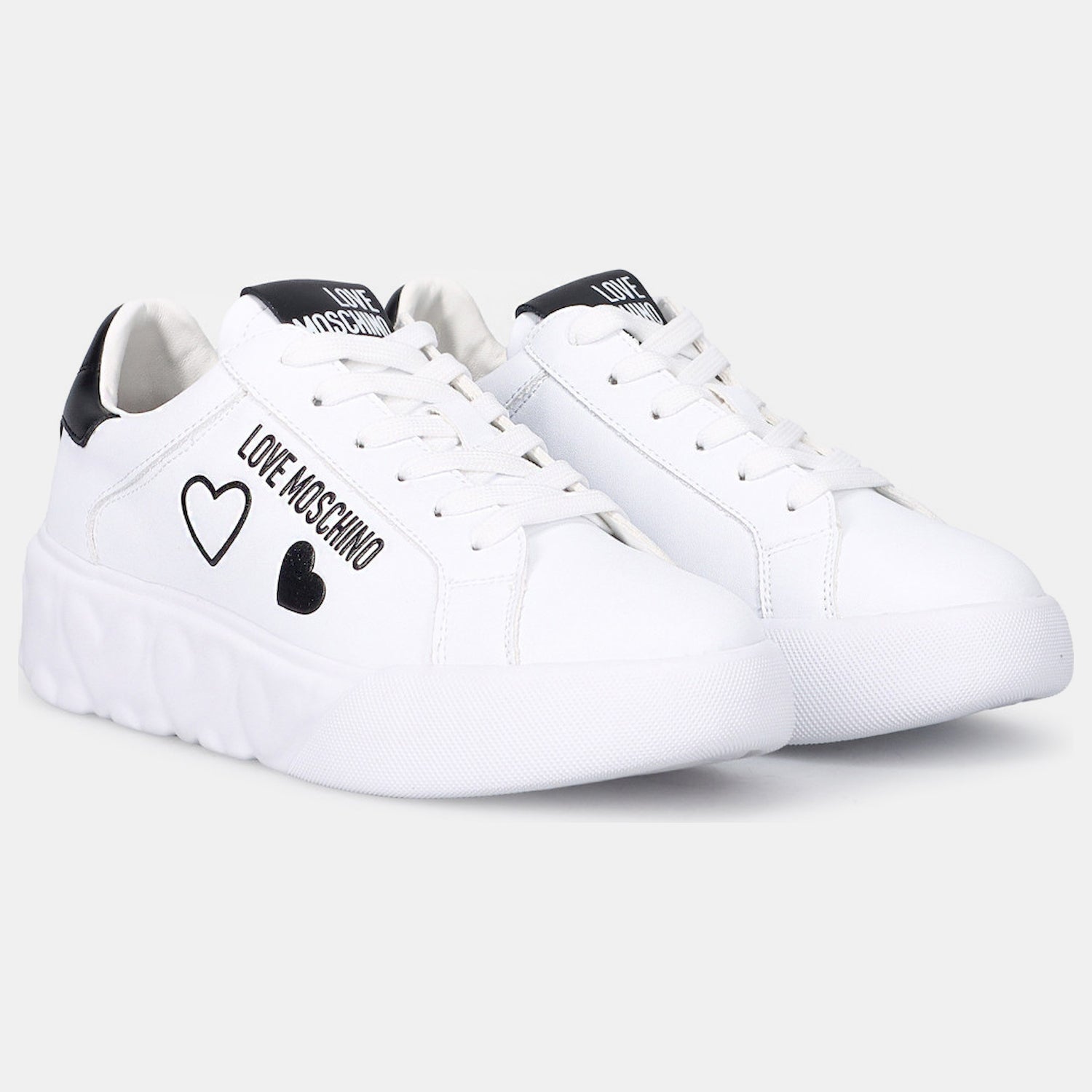 Moschino Sapatilhas Sneakers Shoes Ja15904 White Branco_shot1