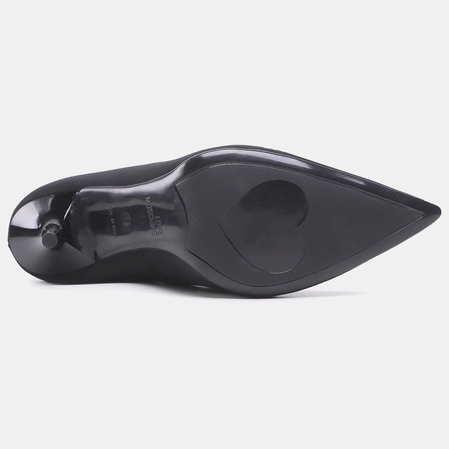 Moschino Sapatos Shoes Ja10089 Black Preto_shot3