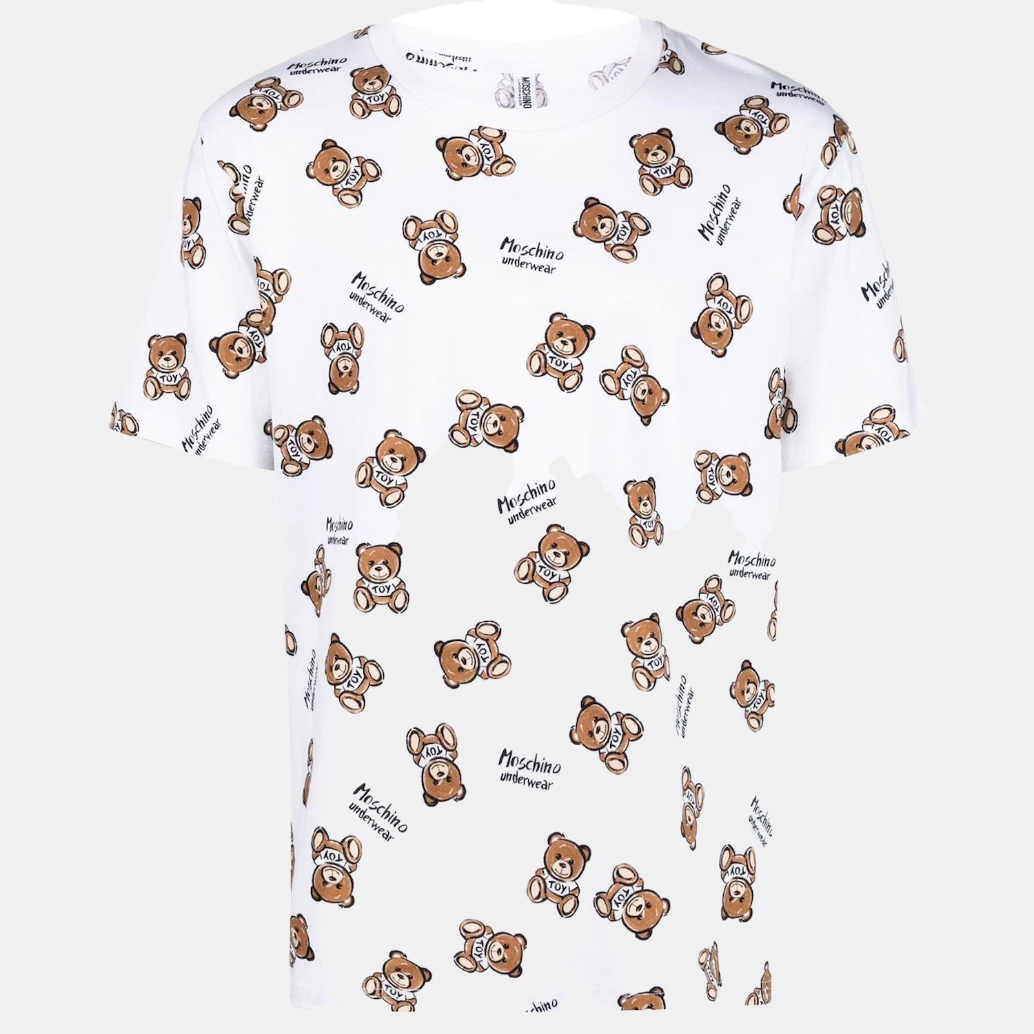 Moschino T Shirt A0702 4417 White Mult Branco Multi_shot1