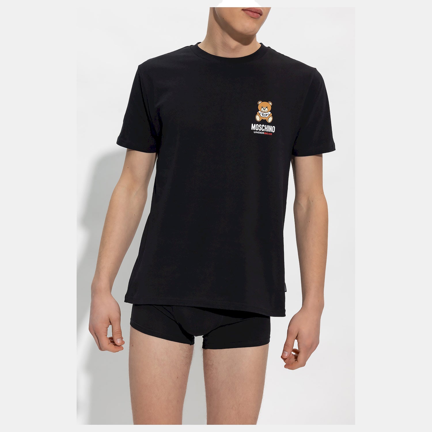 Moschino T Shirt A0784 4410 Black Preto_shot2