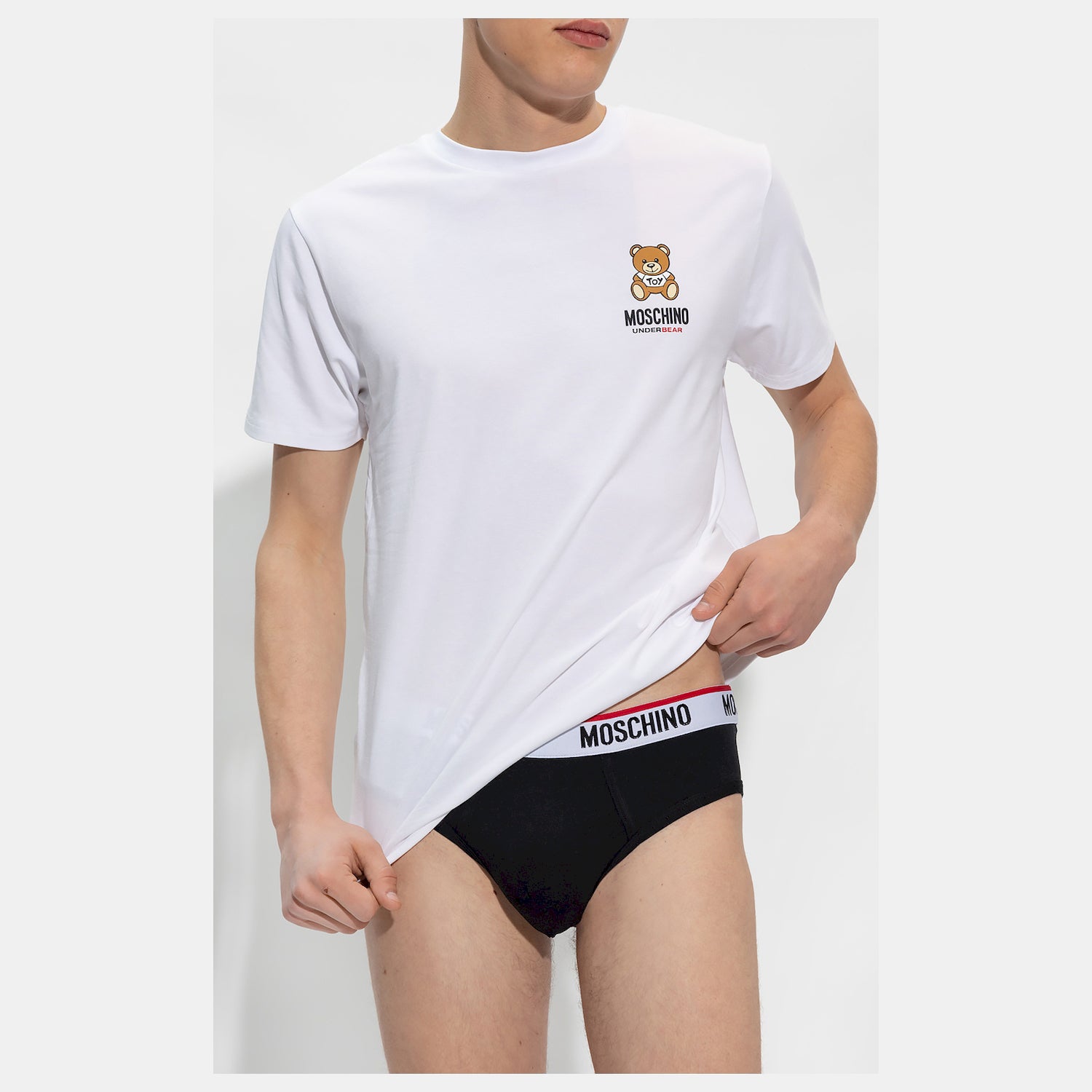 Moschino T Shirt A0784 4410 White Branco_shot2