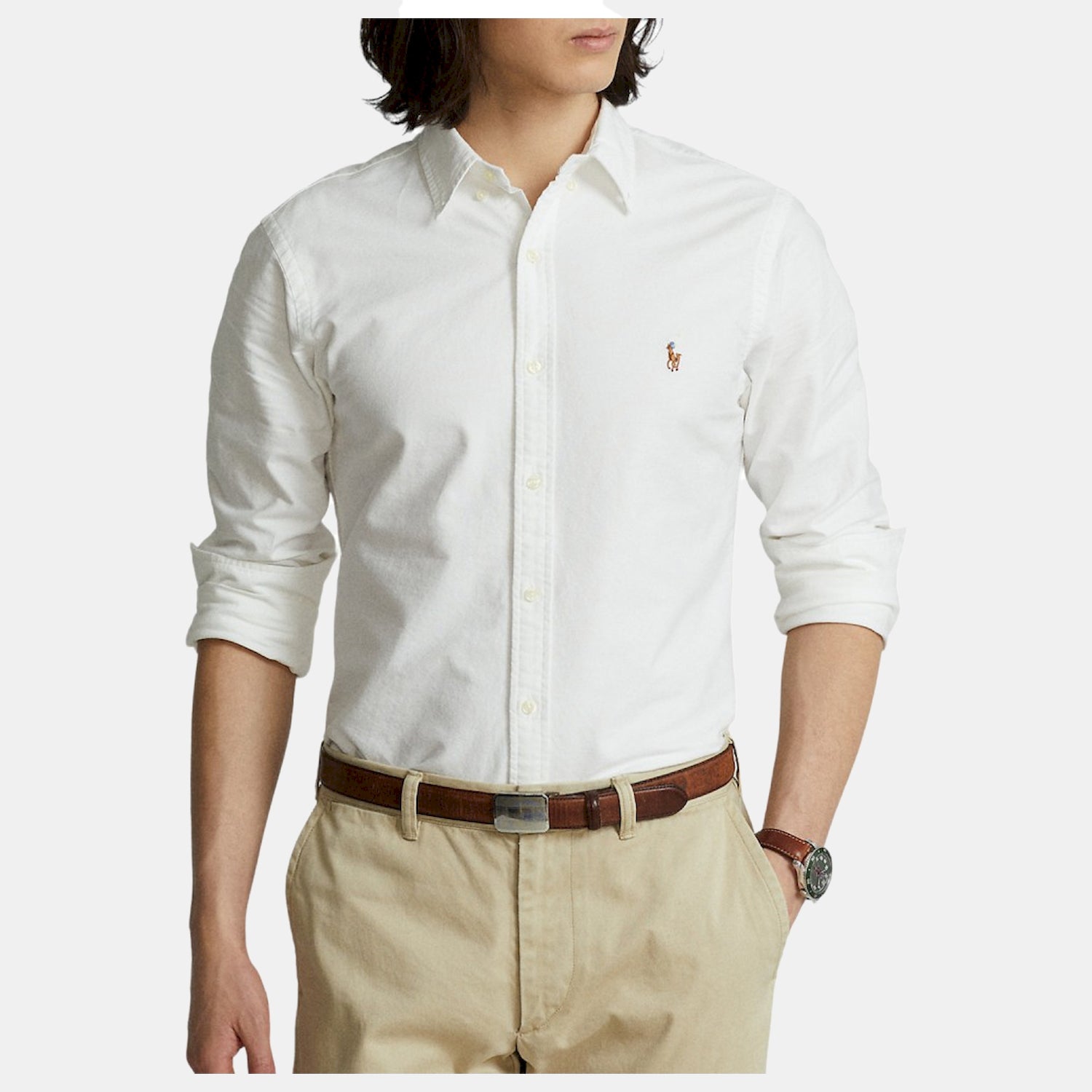 Ralph Lauren Camisa Shirt 710549084 White Branco_shot3