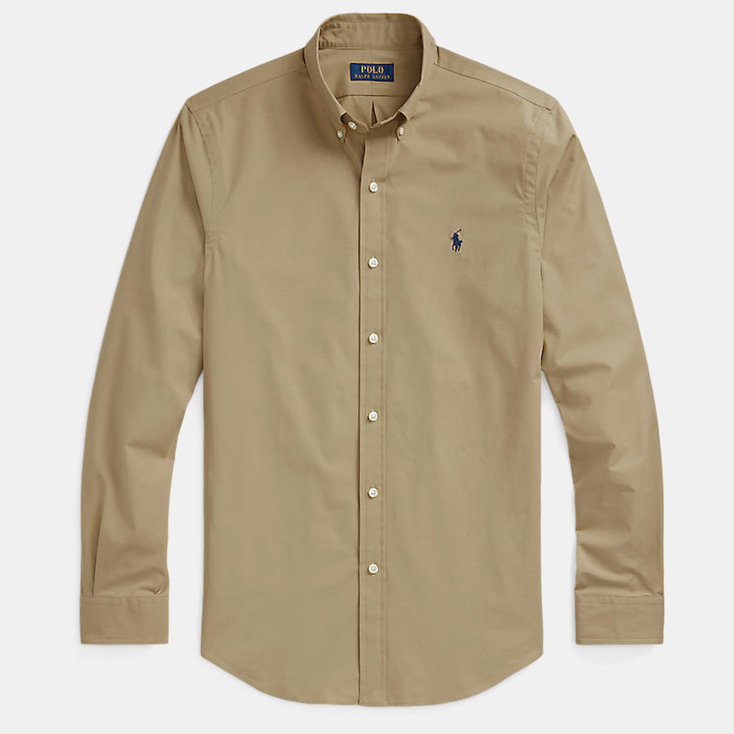 Ralph Lauren Camisa Shirt 710829424 Tan Tan_shot1
