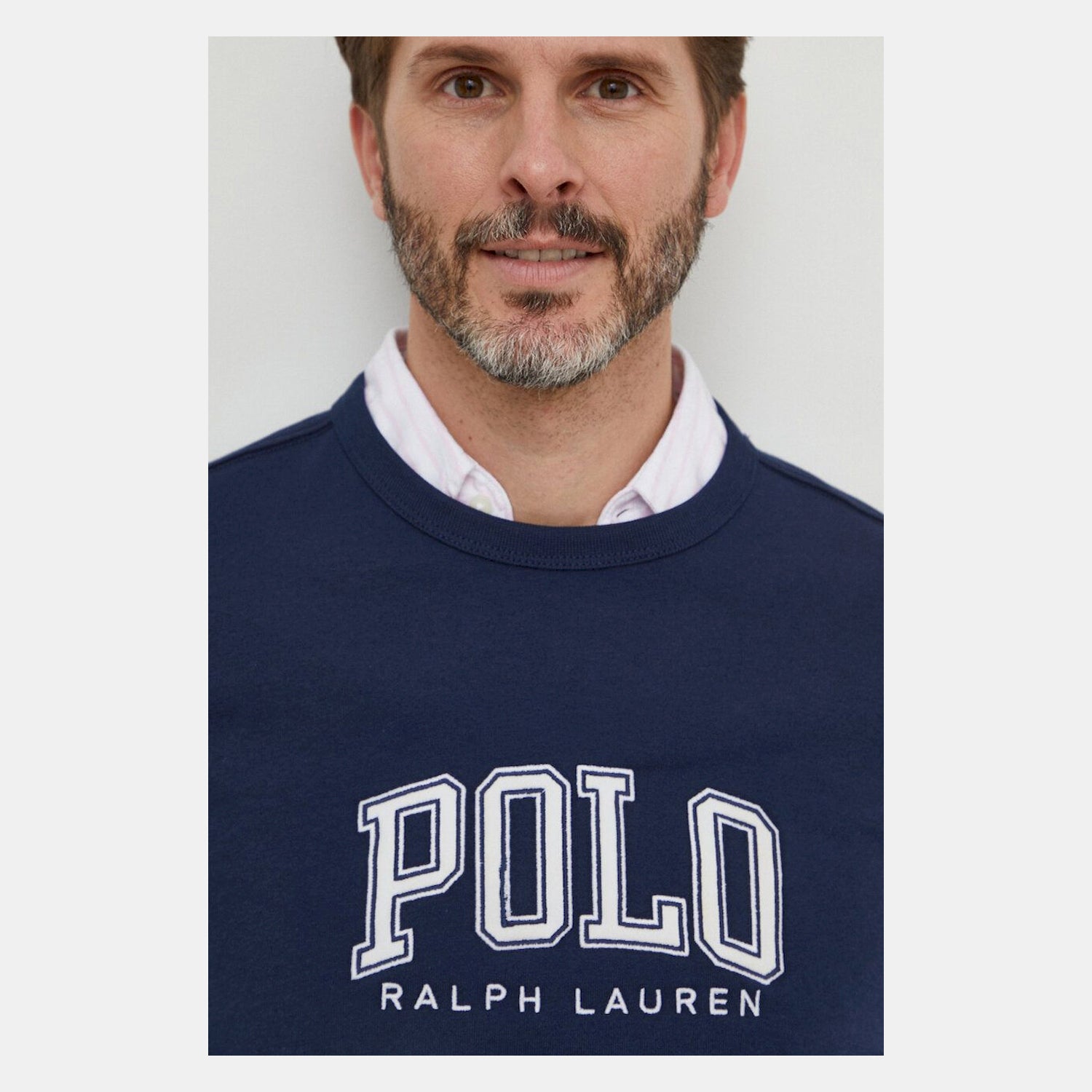 Ralph Lauren Camisola Sweat 710934715 Navy White Navy Branco_shot3