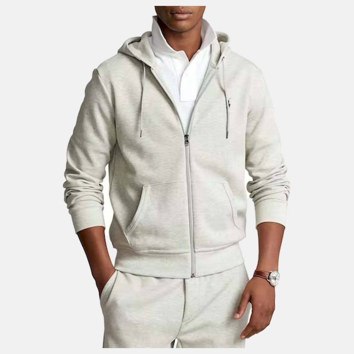 Ralph Lauren Casaco Training Sweat Training 710888282 Grey Cinza_shot1