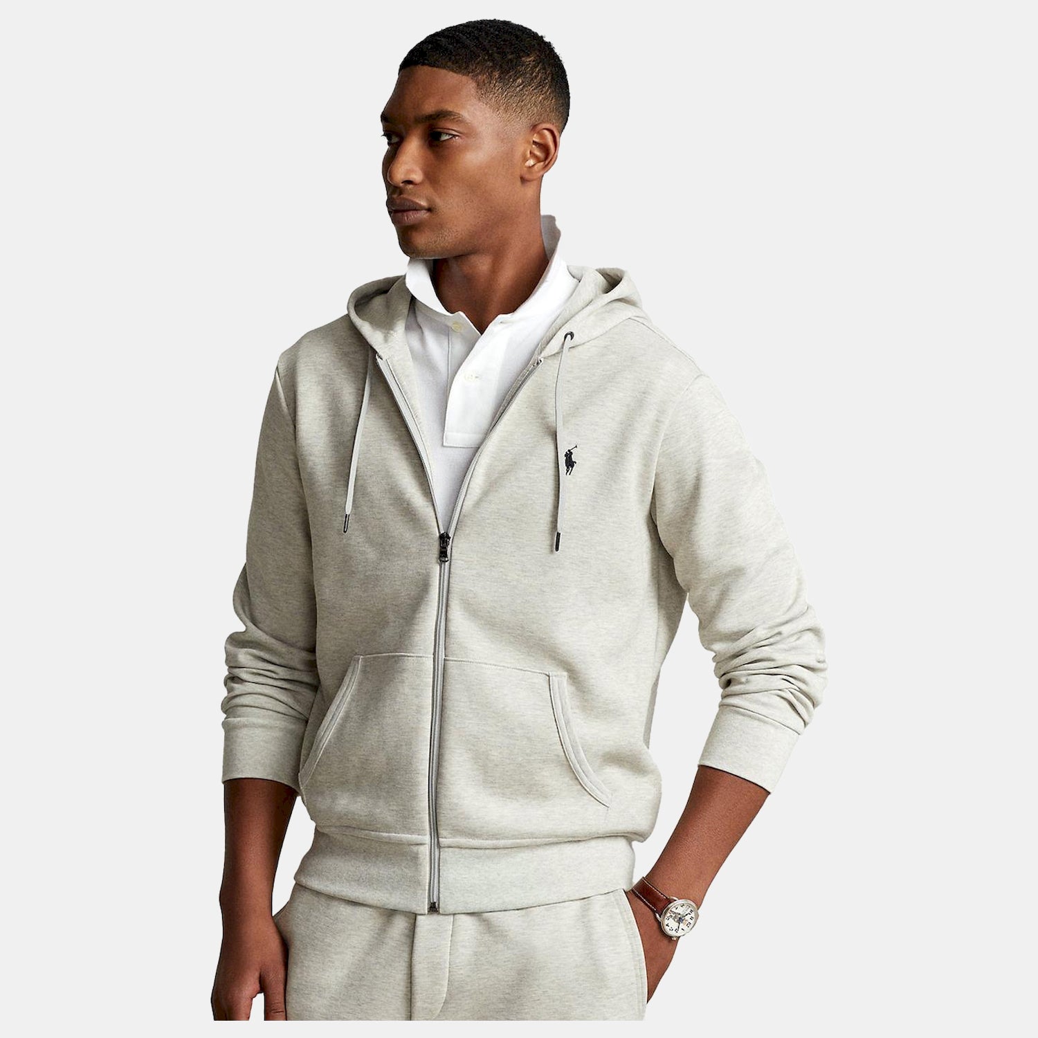 Ralph Lauren Casaco Training Sweat Training 710888282 Grey Cinza_shot5