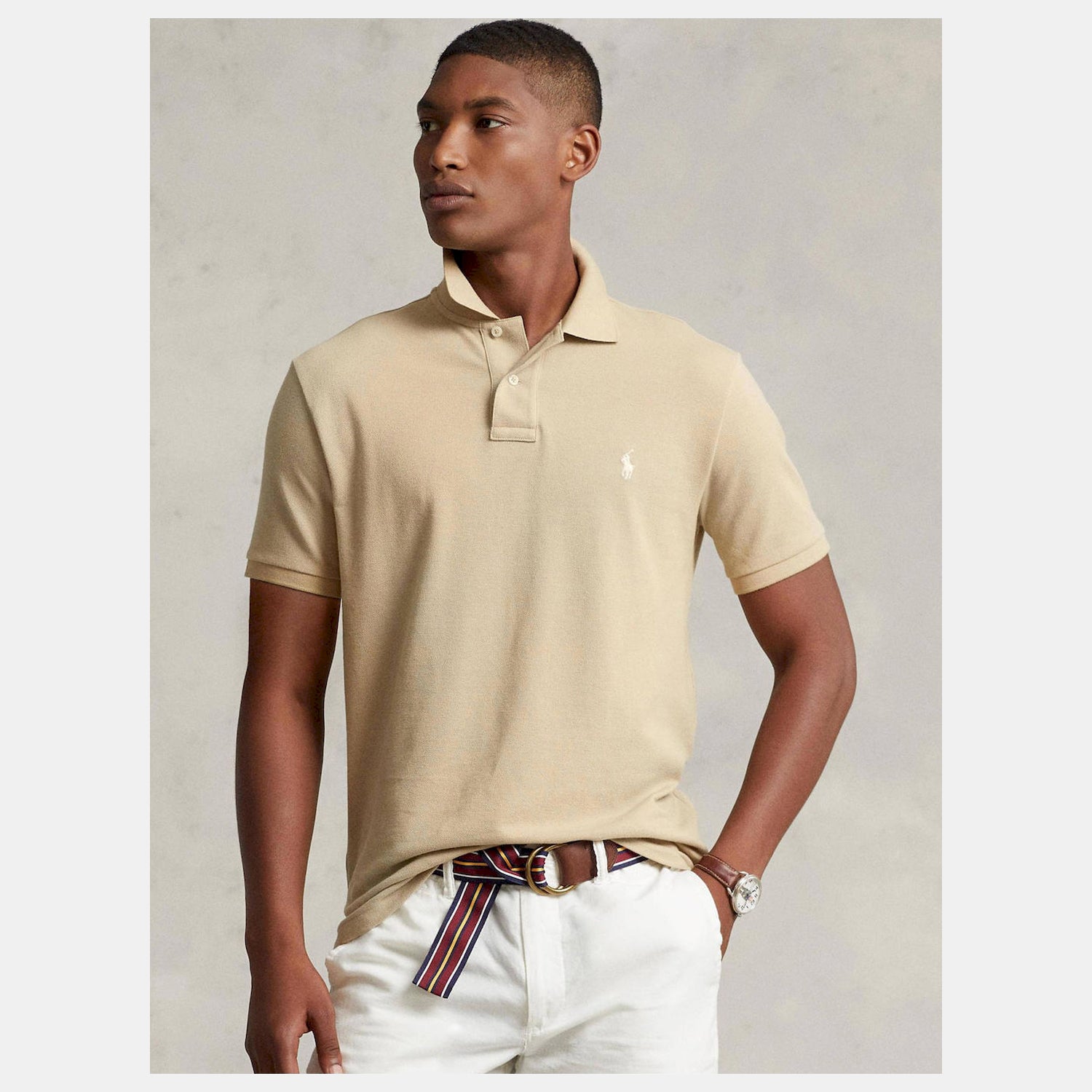 Ralph Lauren Polo 710536856 Beige Beige_shot1