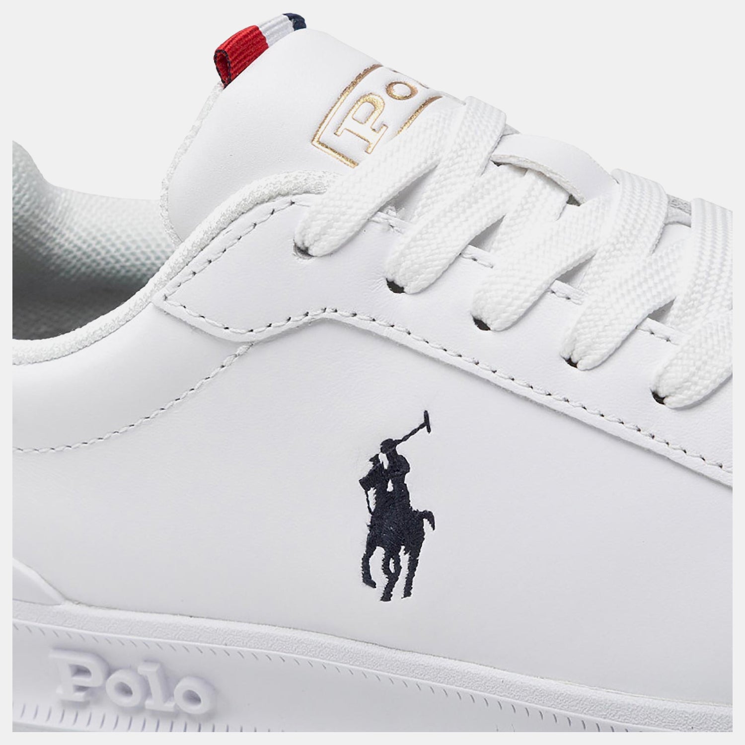 Ralph Lauren Sapatilhas Sneakers Shoes Hrtctii Sk Ath Whi Stripe Branco Stripe_shot5
