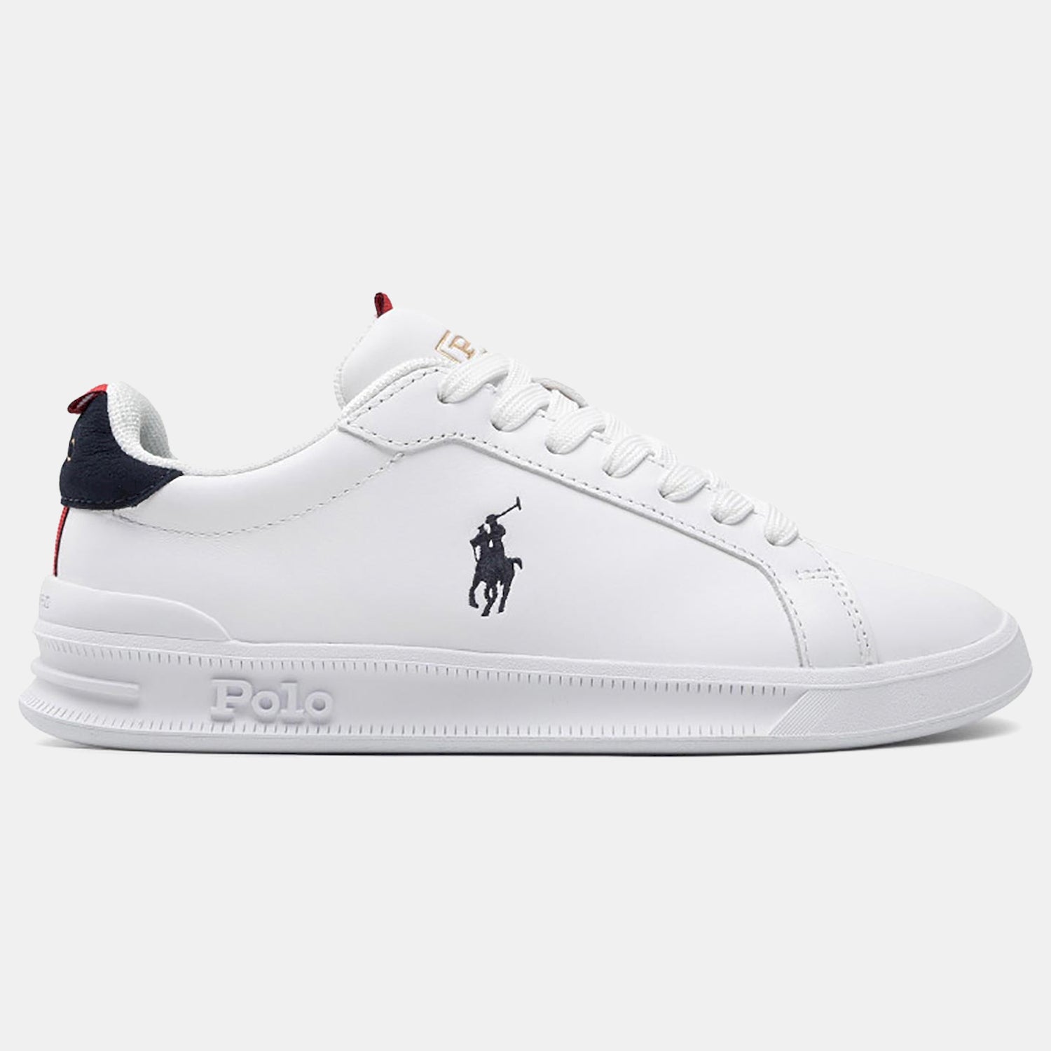 Ralph Lauren Sapatilhas Sneakers Shoes Hrtctii Sk Ath Whi Stripe Branco Stripe_shot6