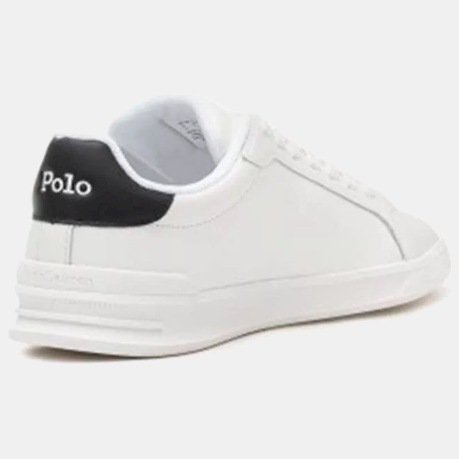 Ralph Lauren Sapatilhas Sneakers Shoes Hrtctii Sk Log Whi Black Branco Preto_shot2
