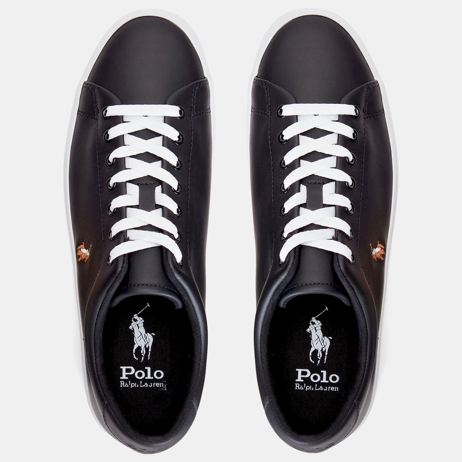 Ralph Lauren Sapatilhas Sneakers Shoes Longwood Leath Black Preto_shot2