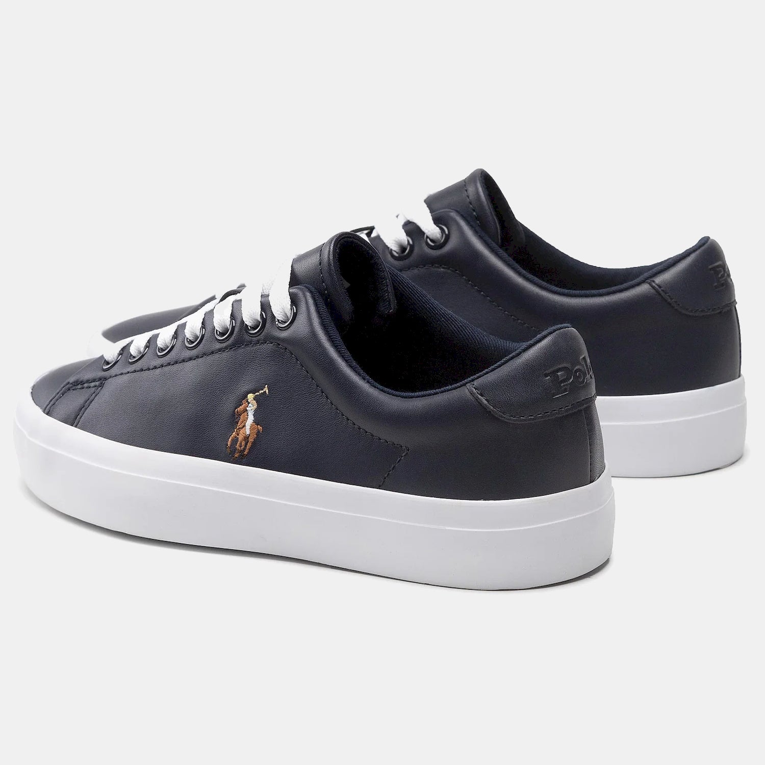 Ralph Lauren Sapatilhas Sneakers Shoes Longwood Leath Navy Navy_shot2