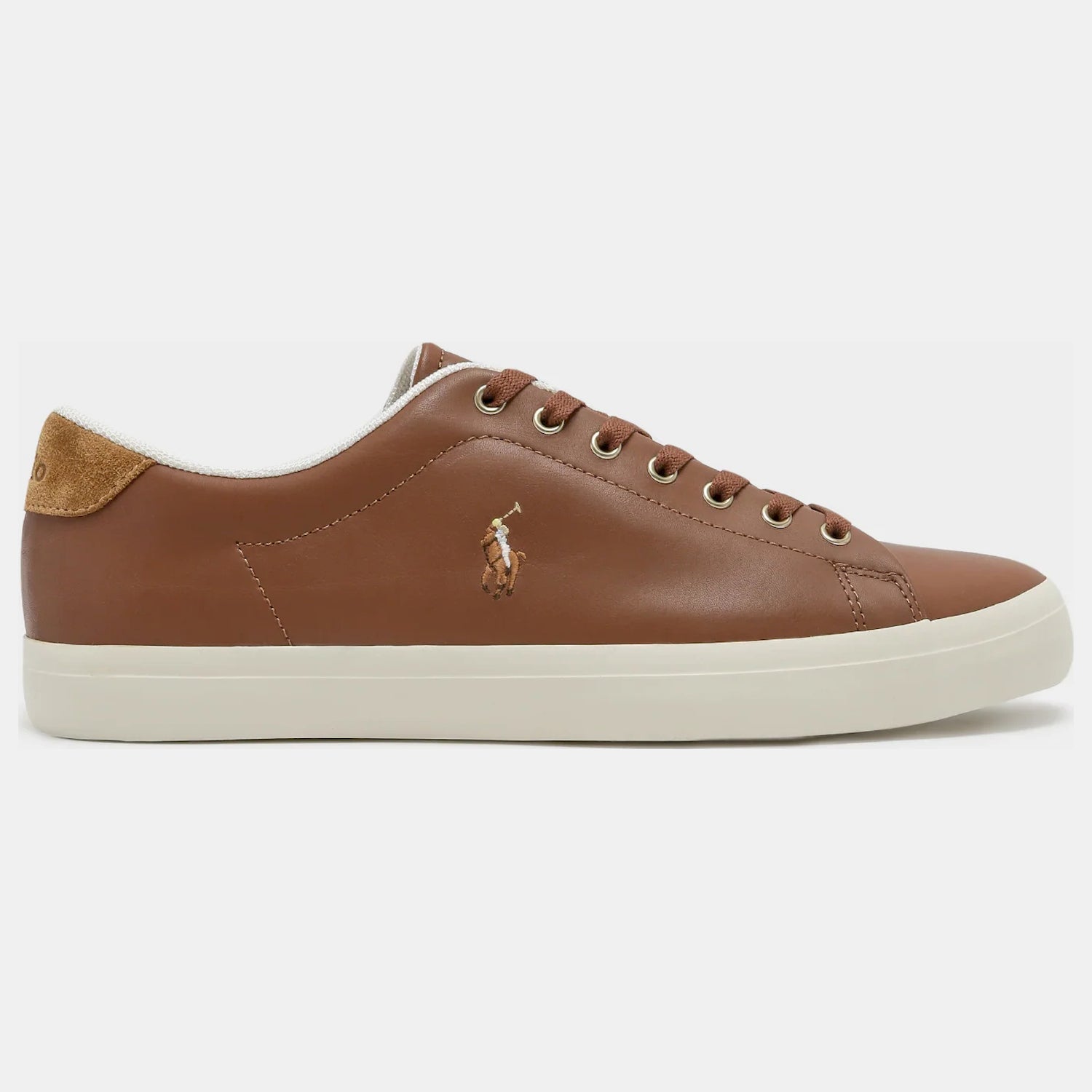 Ralph Lauren Sapatilhas Sneakers Shoes Longwood Leath Tan Tan_shot1