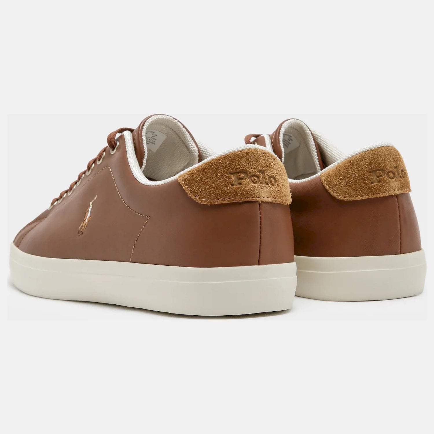 Ralph Lauren Sapatilhas Sneakers Shoes Longwood Leath Tan Tan_shot2