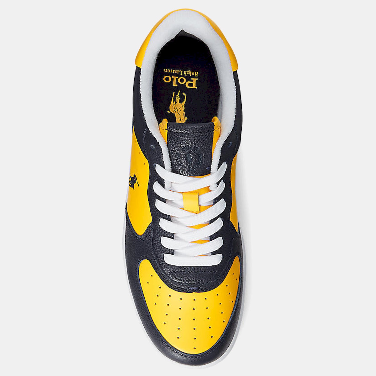 Ralph Lauren Sapatilhas Sneakers Shoes Masters Crt Sk Navy Yello Navy Amarelo_shot1