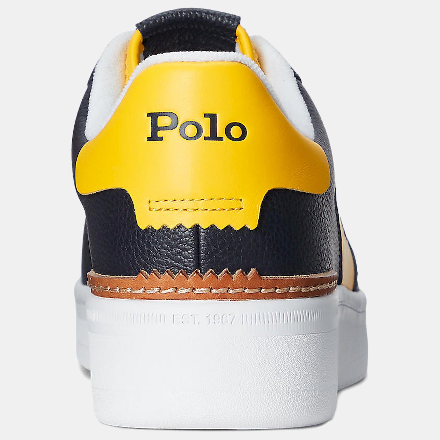 Ralph Lauren Sapatilhas Sneakers Shoes Masters Crt Sk Navy Yello Navy Amarelo_shot2