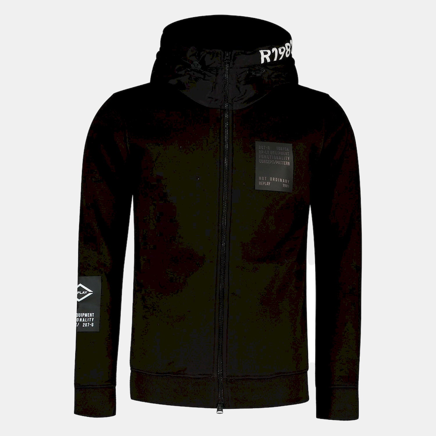 Replay Blusao Jackets M6278a Black Preto_shot1