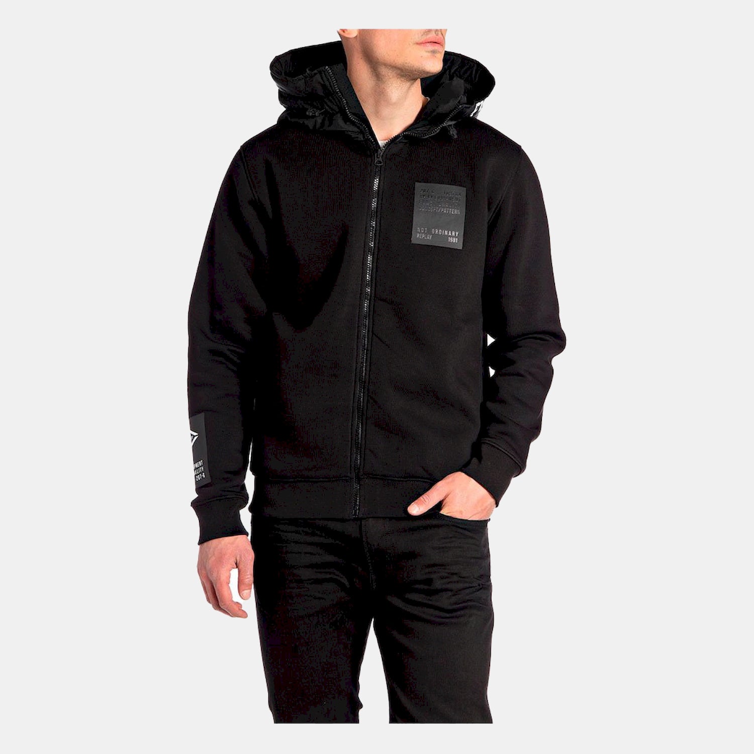 Replay Blusao Jackets M6278a Black Preto_shot2