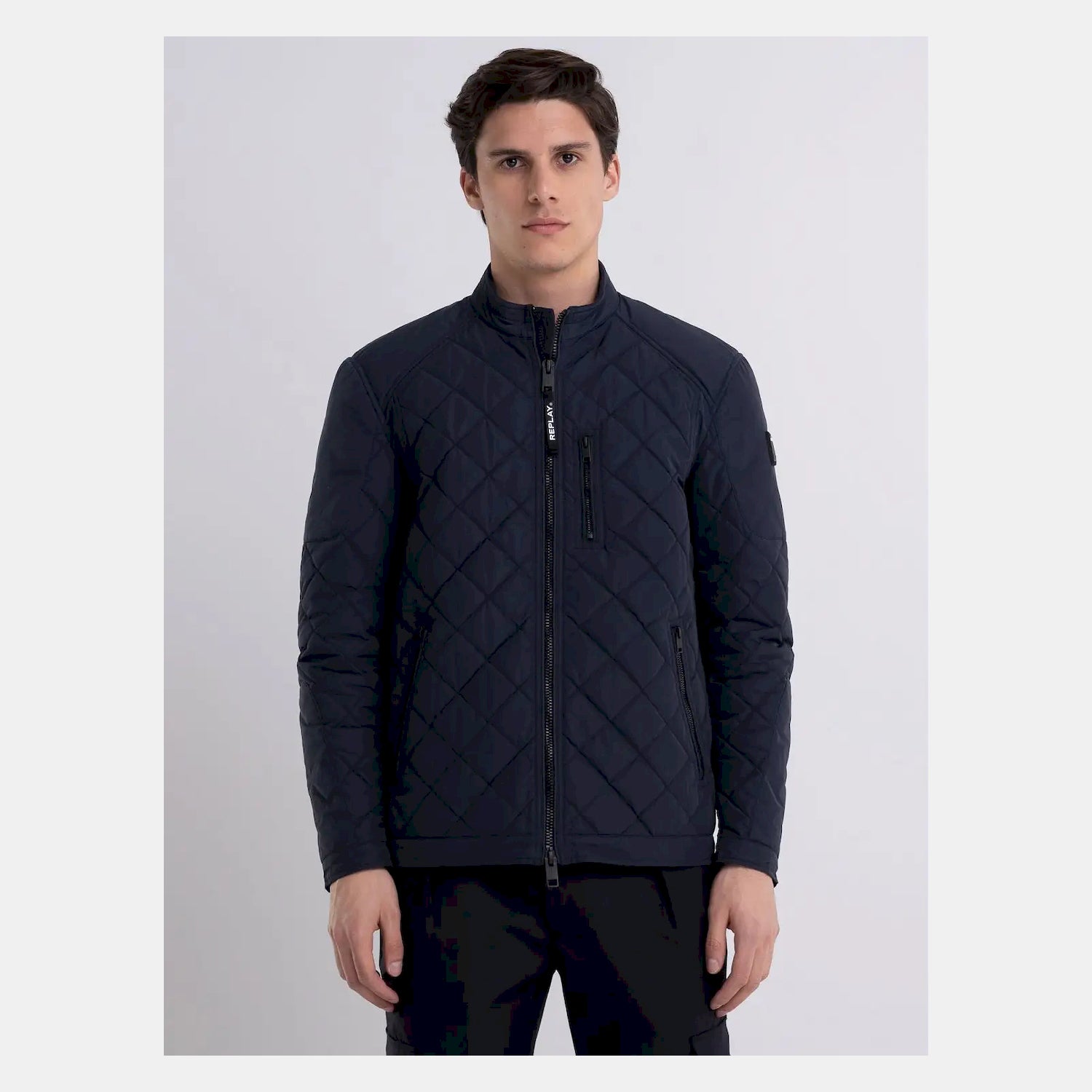 Replay Blusao Jackets M8000 Black Preto_shot1
