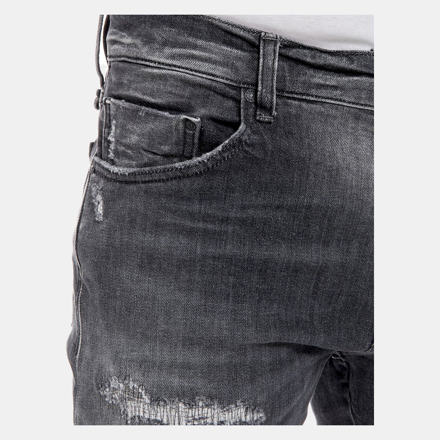 Replay Calcas Trousers M1021q Denim Grey Denim Cinza_shot7