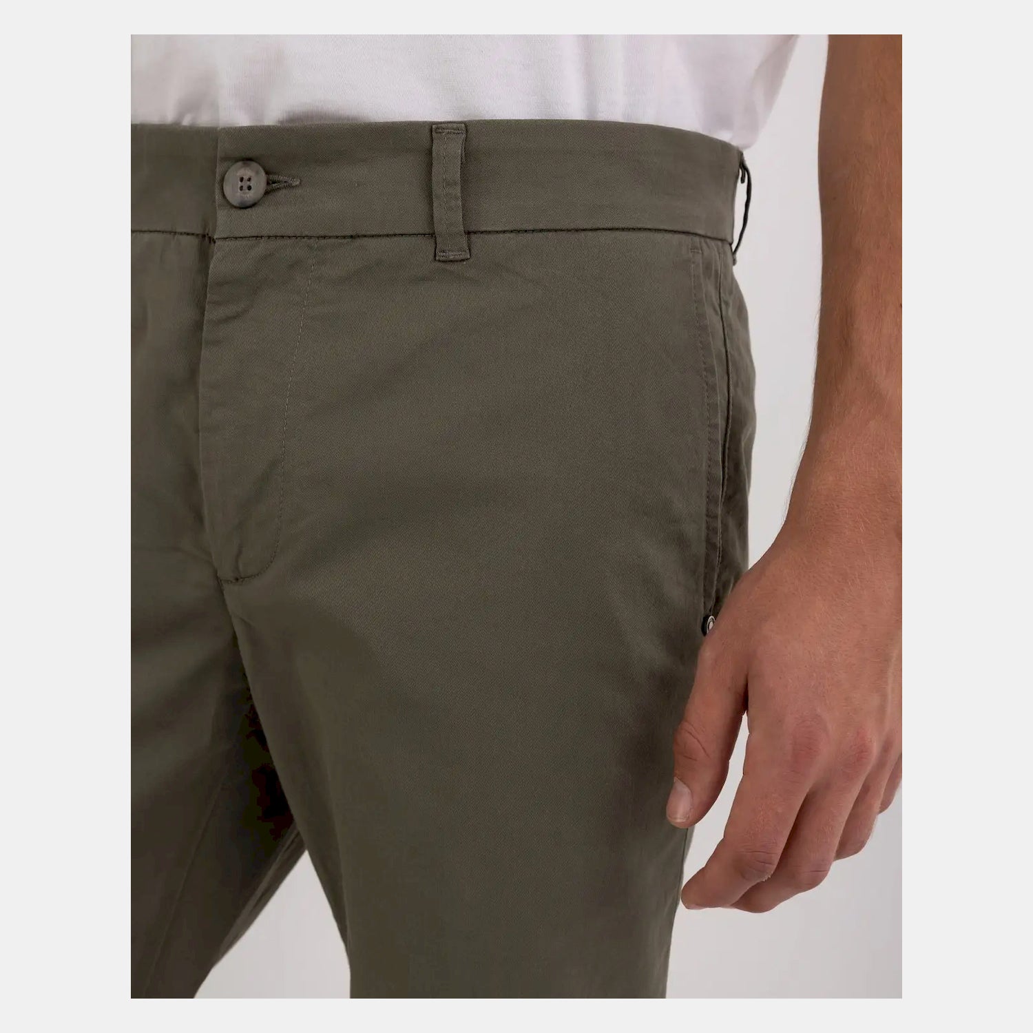 Replay Calcas Trousers M9889 Kaki Kaki_shot4
