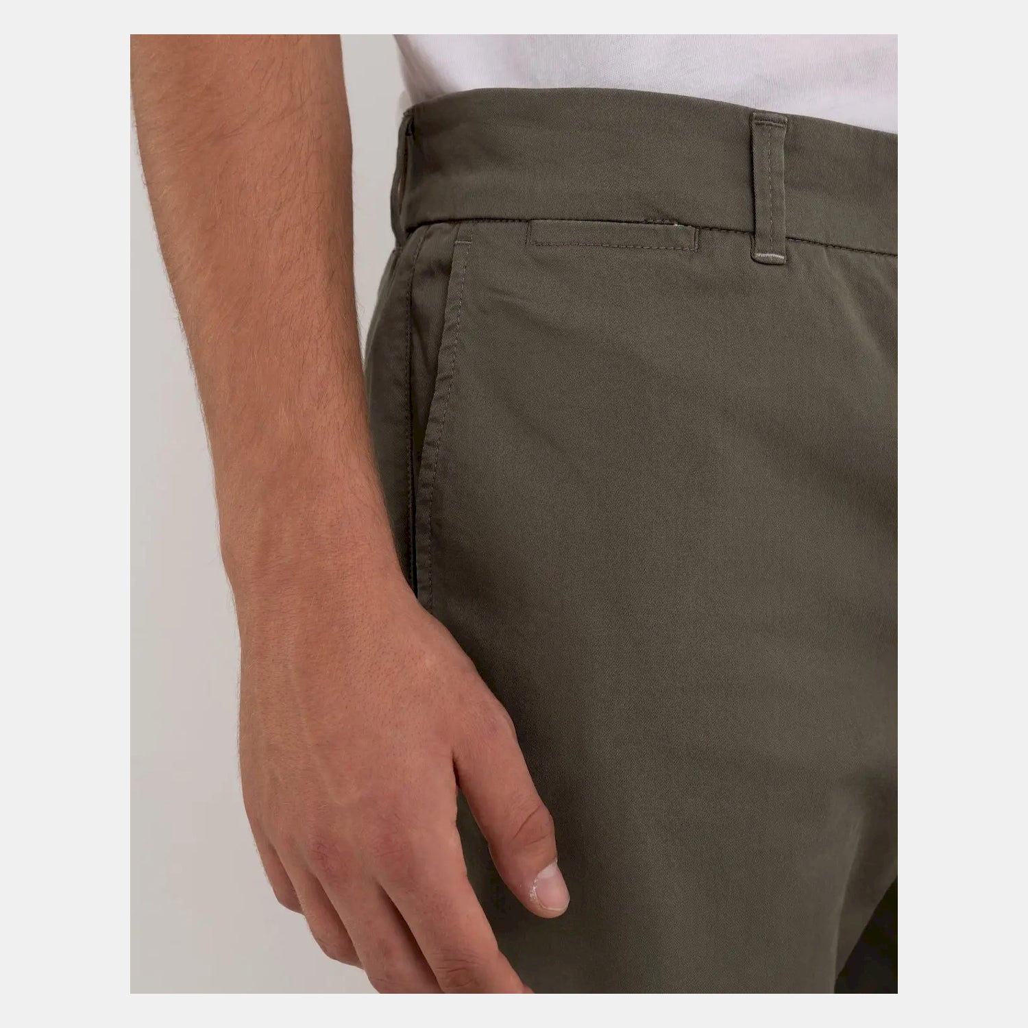 Replay Calcas Trousers M9889 Kaki Kaki_shot6