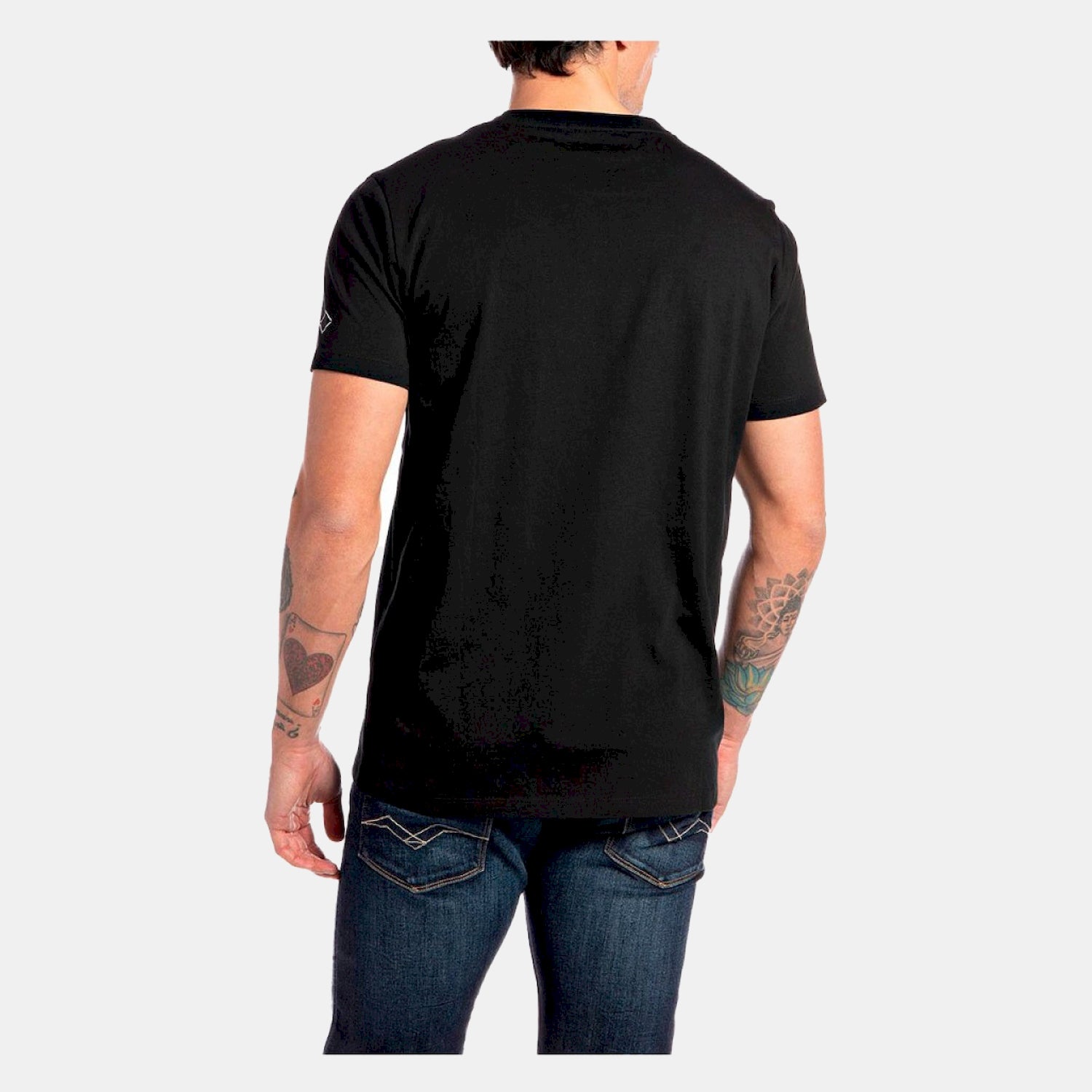 Replay T Shirt M6257 Blk Multi Preto Multicolor_shot1