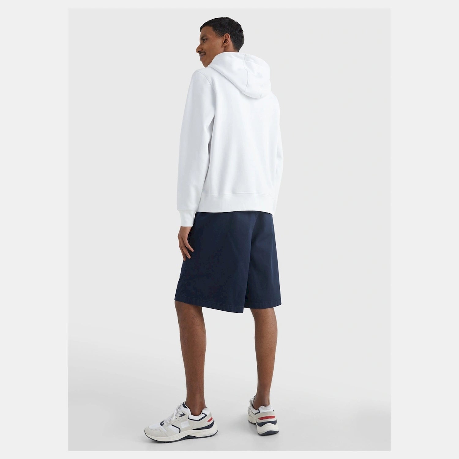 Tommy Hilfiger Camisola Hoodie Mw0mw30015 White Branco_shot1