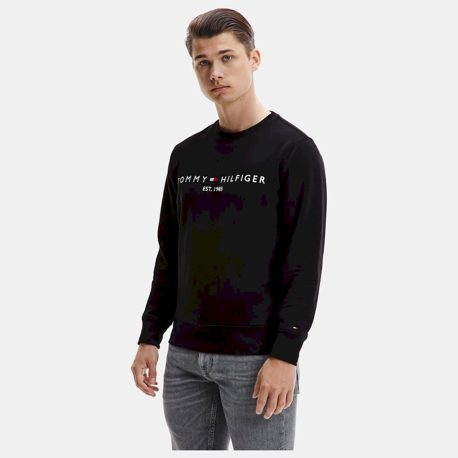 Tommy Hilfiger Camisola Sweat Mw0mw11596 Black Preto_shot2