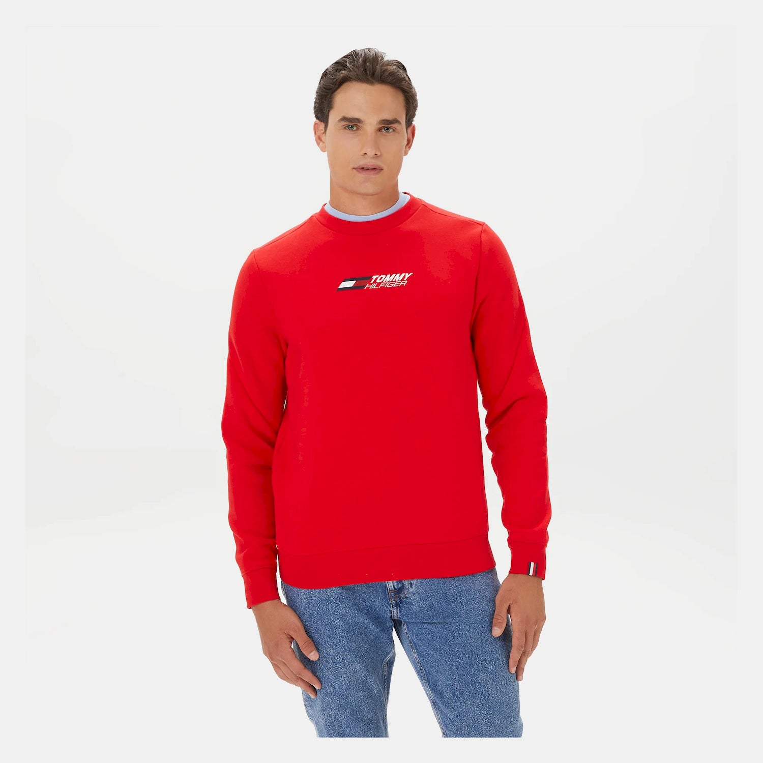 Tommy Hilfiger Camisola Sweat Mw0mw32570 Red Vermelho_shot1
