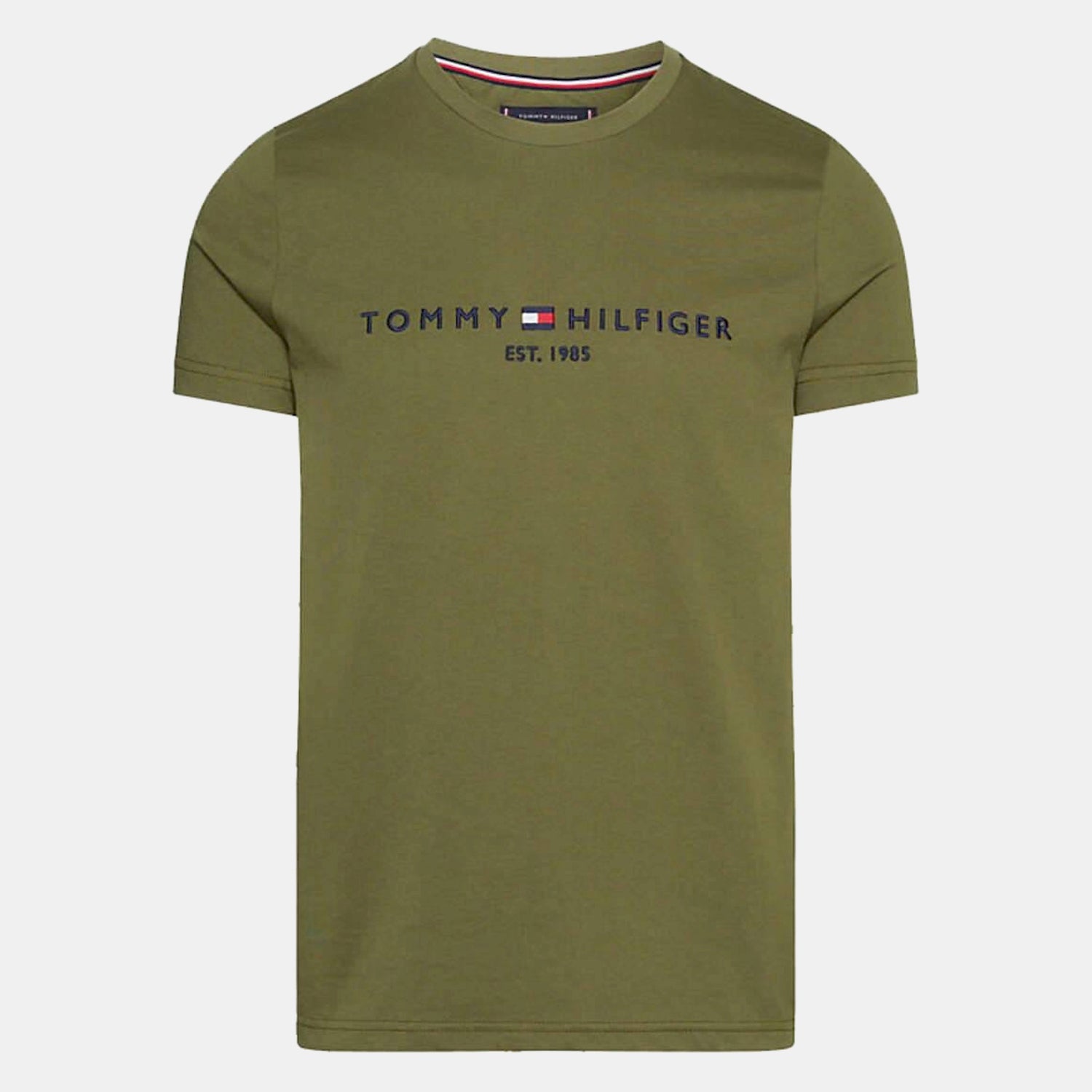 Tommy Hilfiger T Shirt Mw0mw11797 Olive Olive_shot1