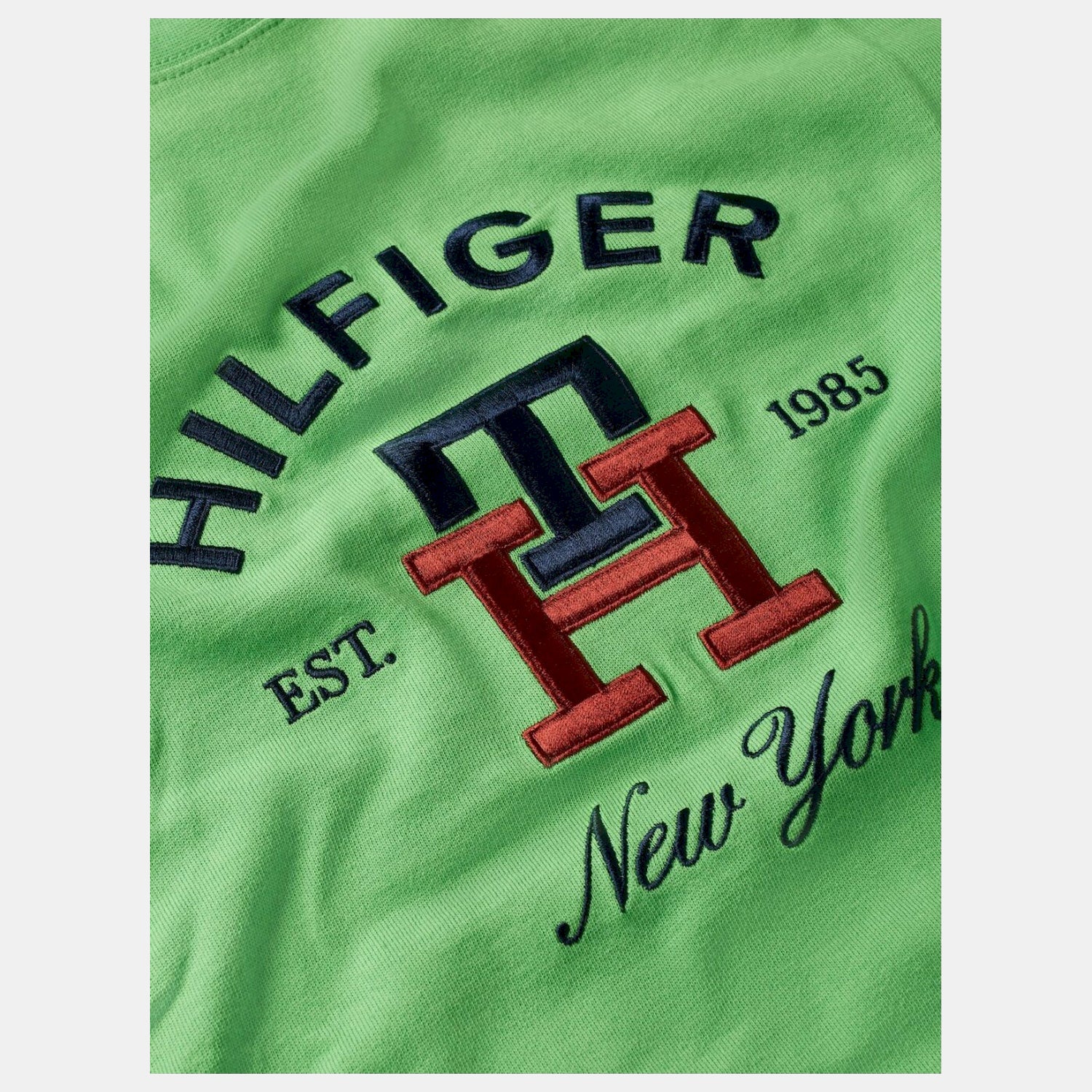 Tommy Hilfiger T Shirt Mw0mw30043 Lime Lima_shot1