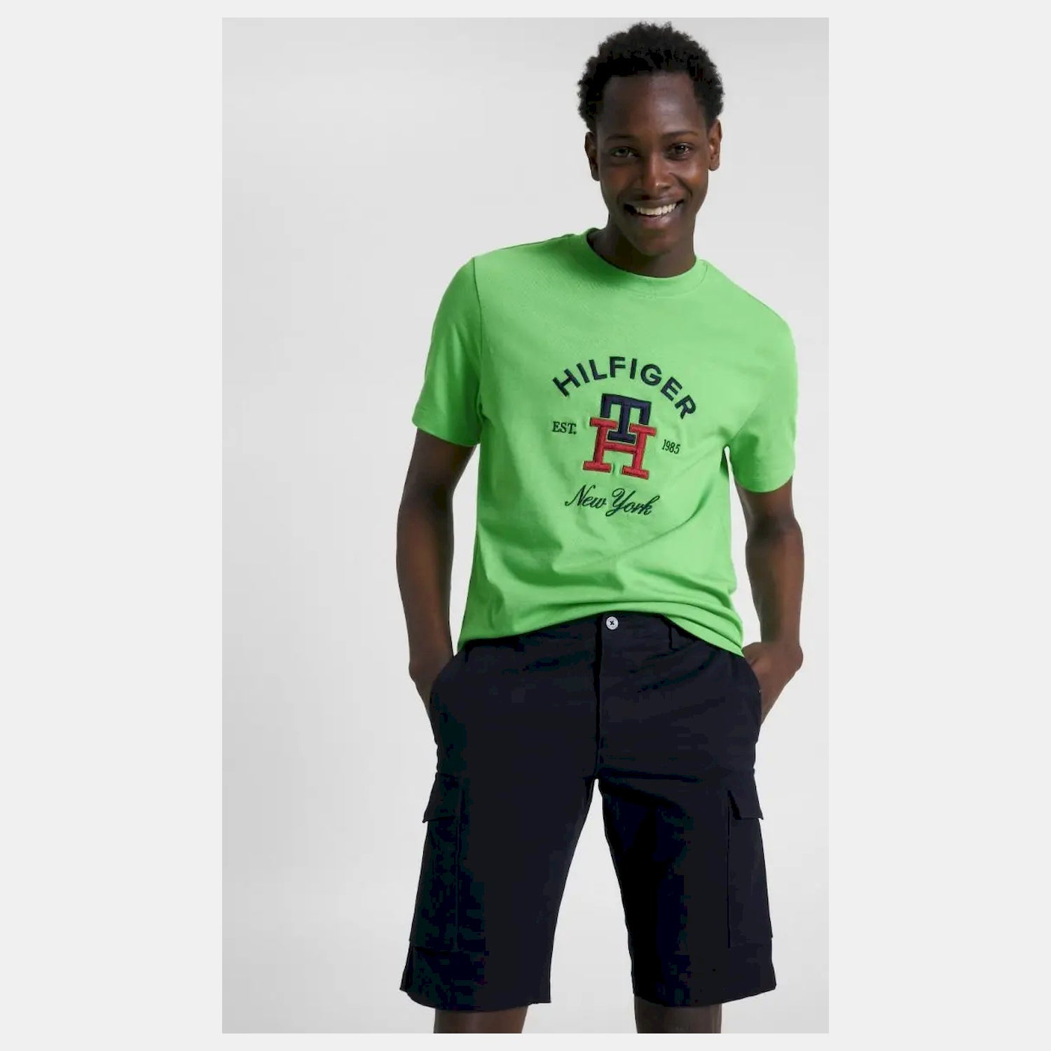 Tommy Hilfiger T Shirt Mw0mw30043 Lime Lima_shot3