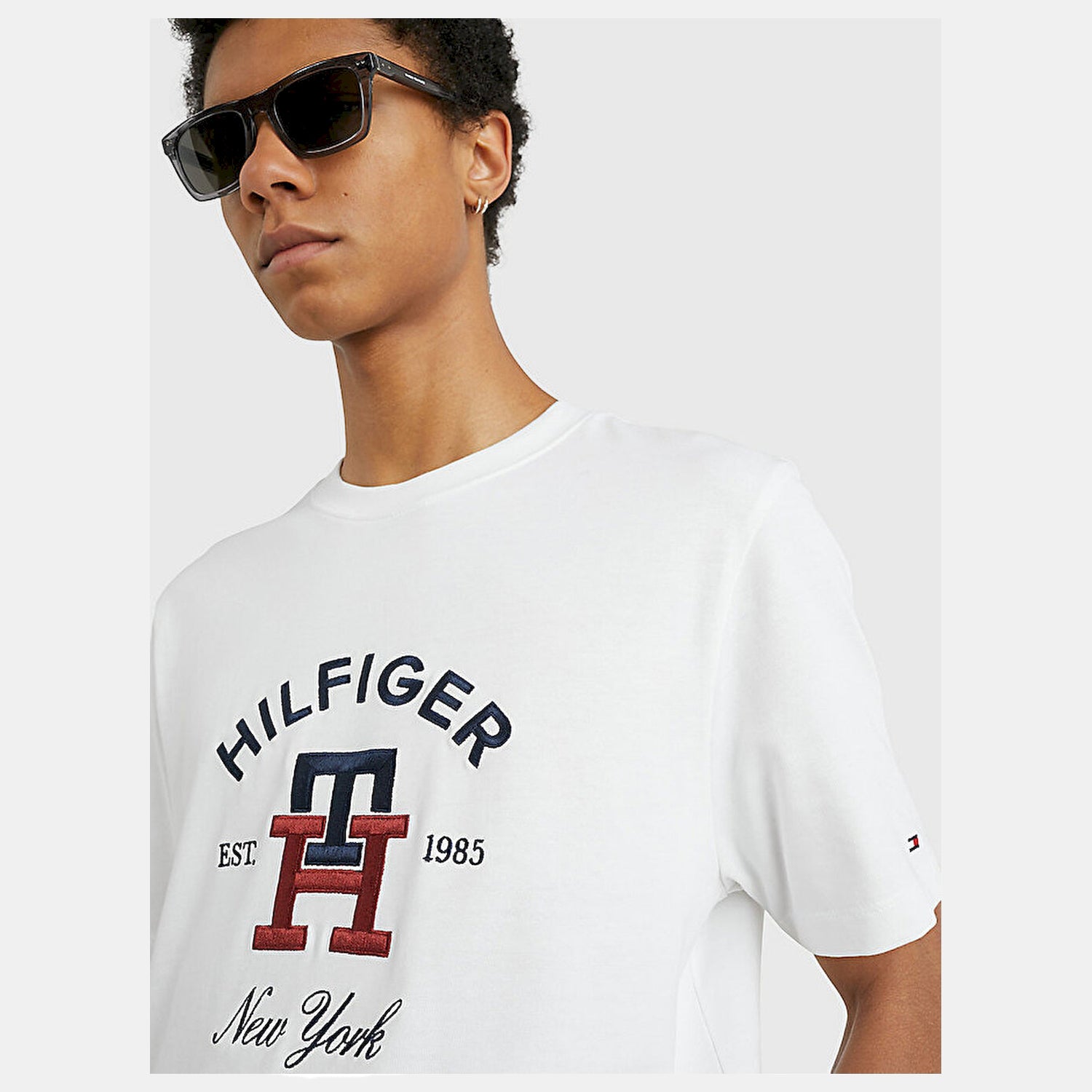 Tommy Hilfiger T Shirt Mw0mw30043 White Branco_shot1