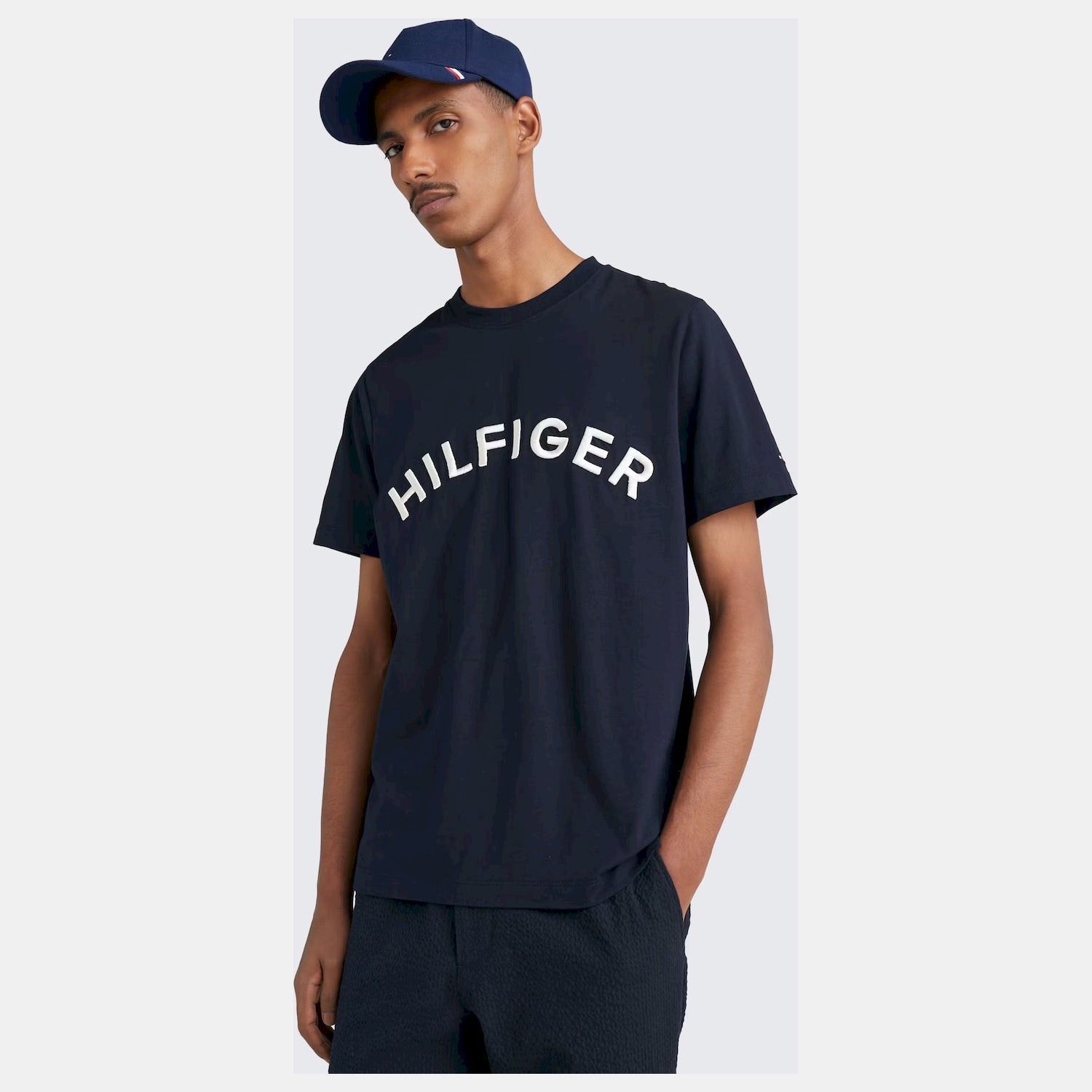 Tommy Hilfiger T Shirt Mw0mw30055 Navy Navy_shot4