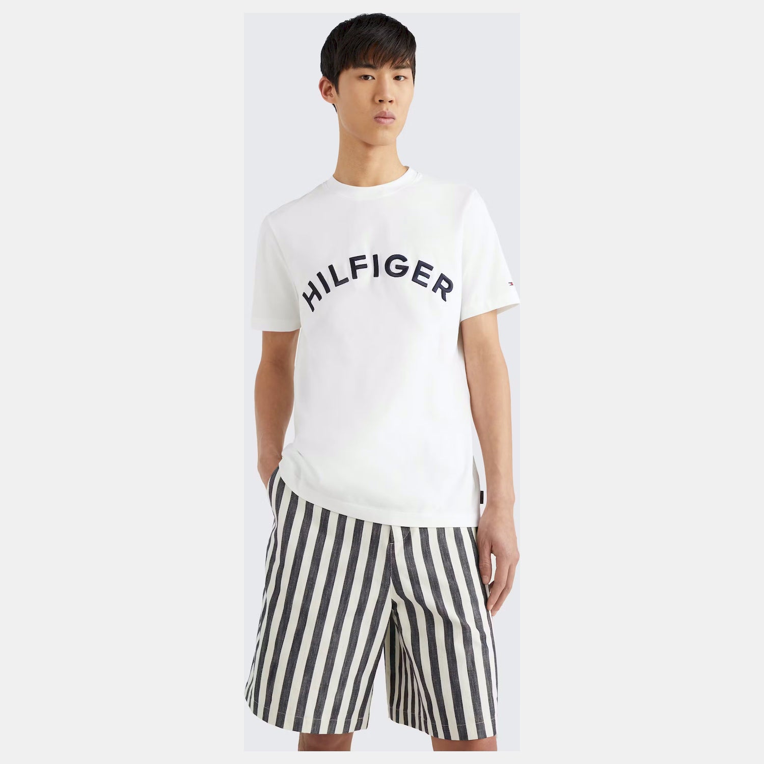 Tommy Hilfiger T Shirt Mw0mw30055 White Branco_shot3
