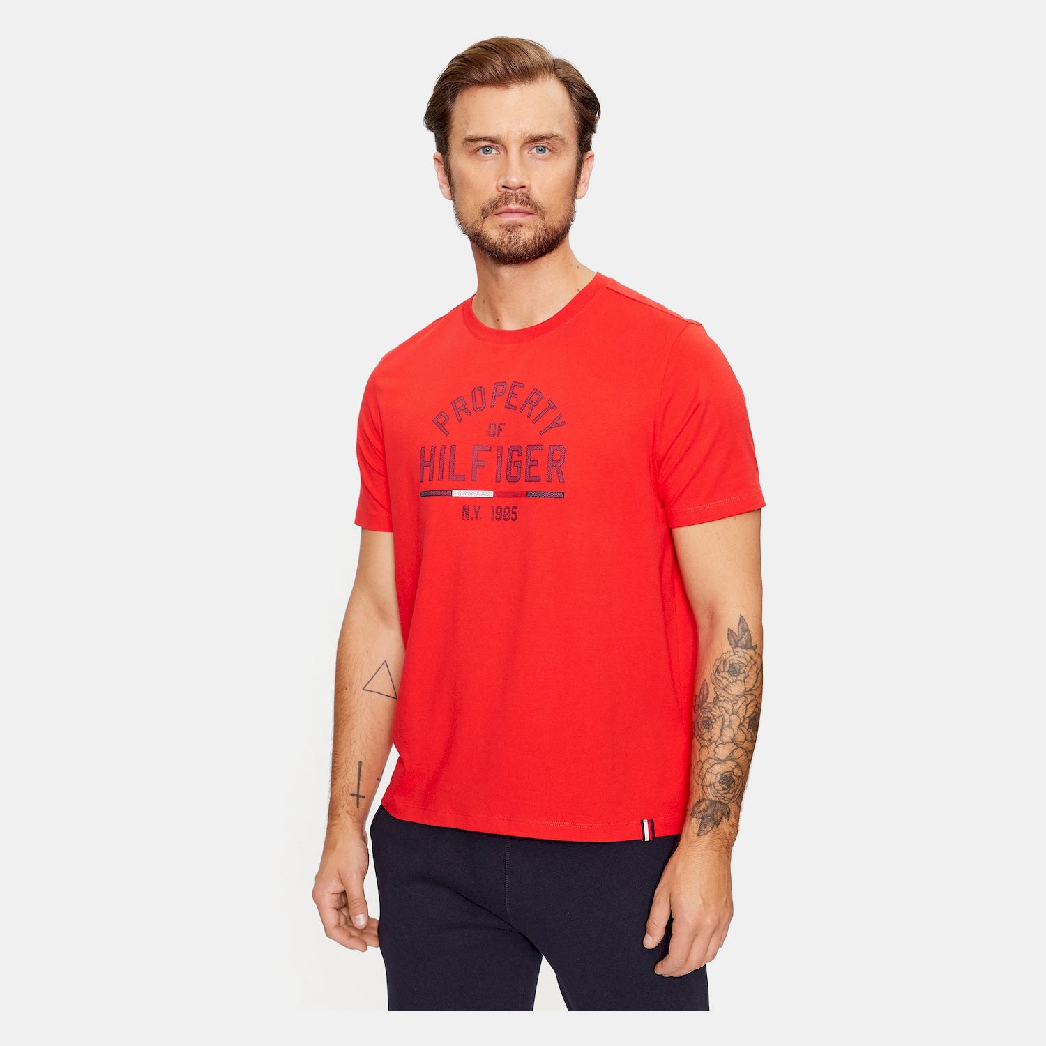 Tommy Hilfiger T Shirt Mw0mw32641 Red Vermelho_shot4