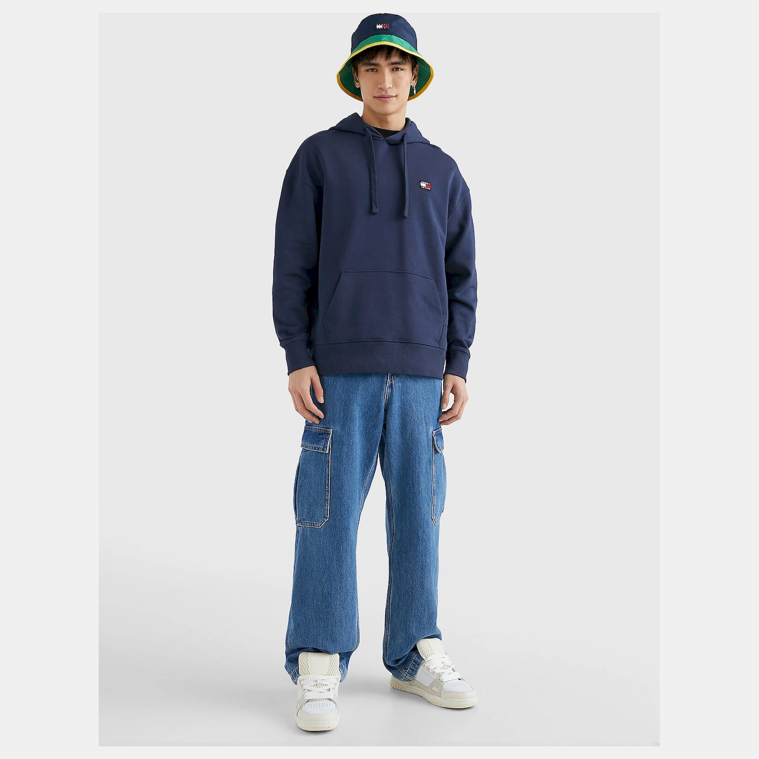 Tommy Jeans Camisola Hoodie Dm0dm16369 Navy Navy_shot1