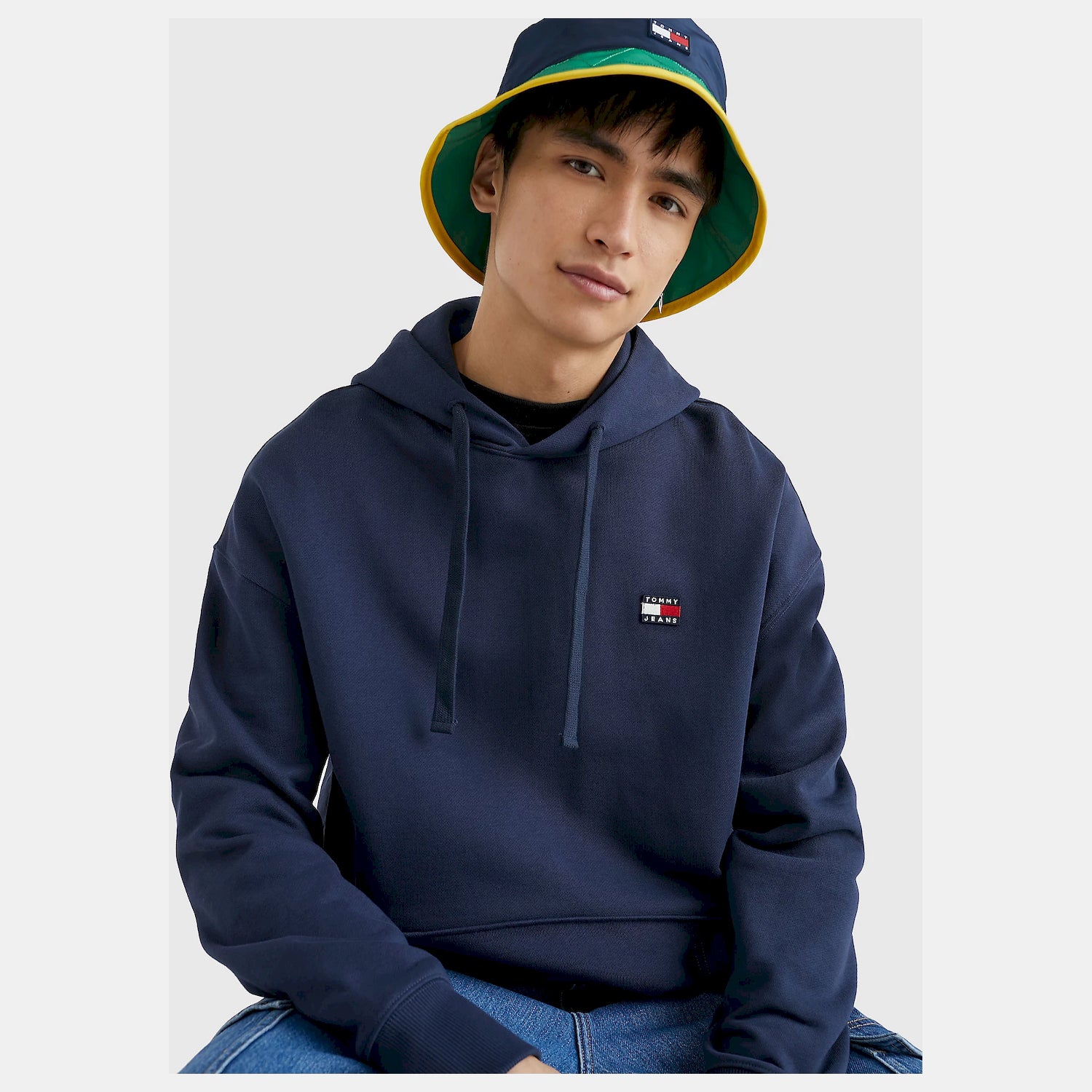 Tommy Jeans Camisola Hoodie Dm0dm16369 Navy Navy_shot2