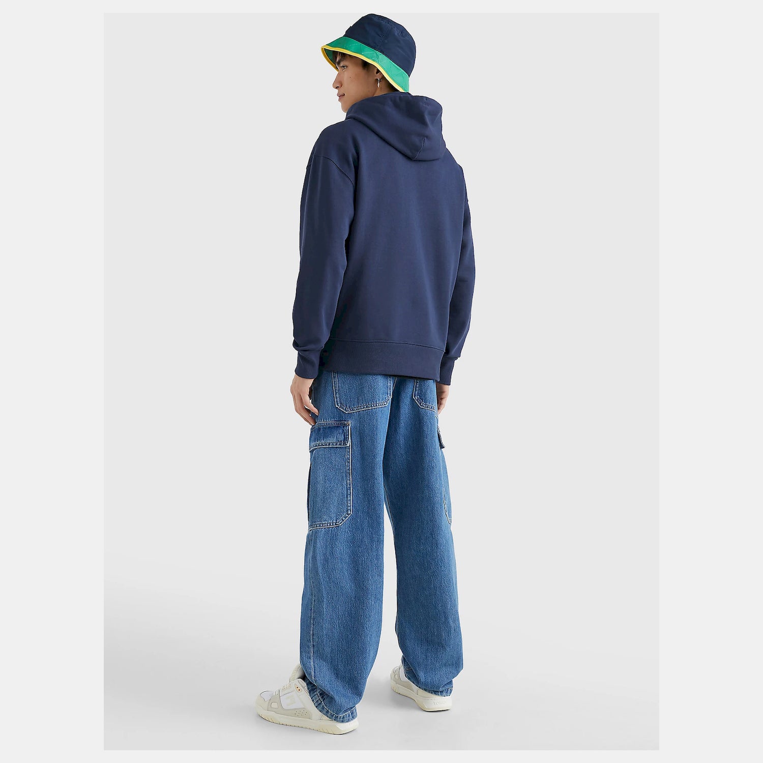 Tommy Jeans Camisola Hoodie Dm0dm16369 Navy Navy_shot3