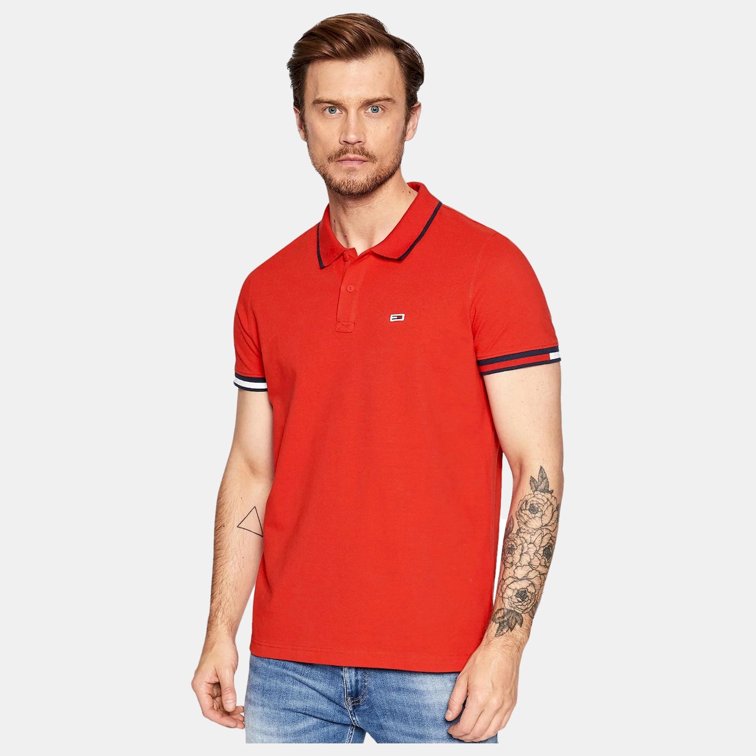 Tommy Jeans Polo Dm0dm12963c87 Red Vermelho_shot2