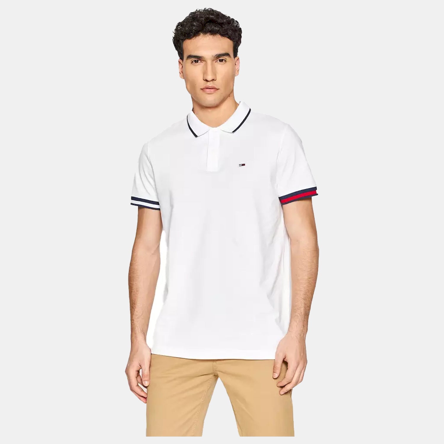 Tommy Jeans Polo Dm0dm12963c87 White Branco_shot1